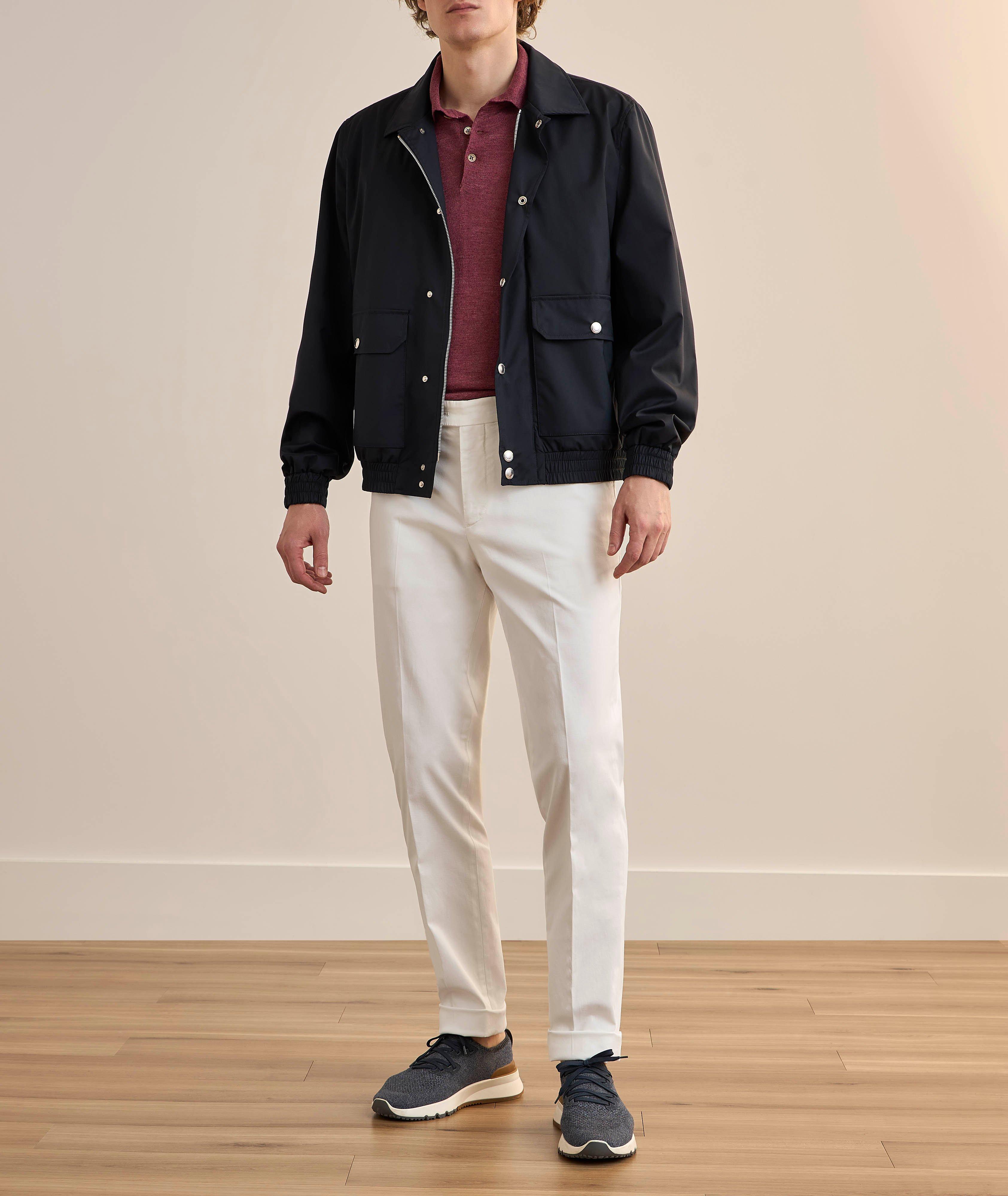 Pantalon chino coton extensible coupe Italian image 3