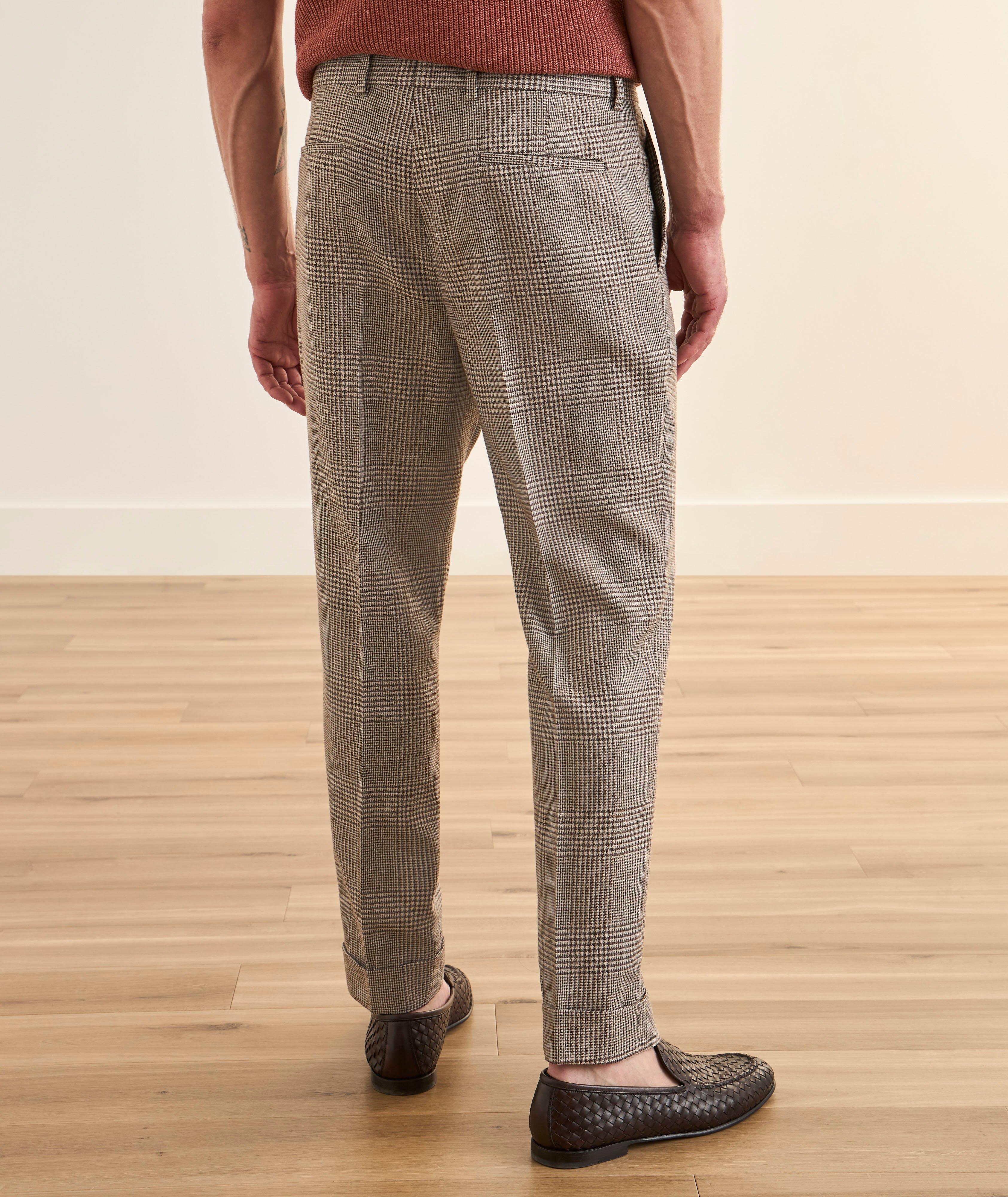 Glen Check Wool-Blend Suit Pants image 2