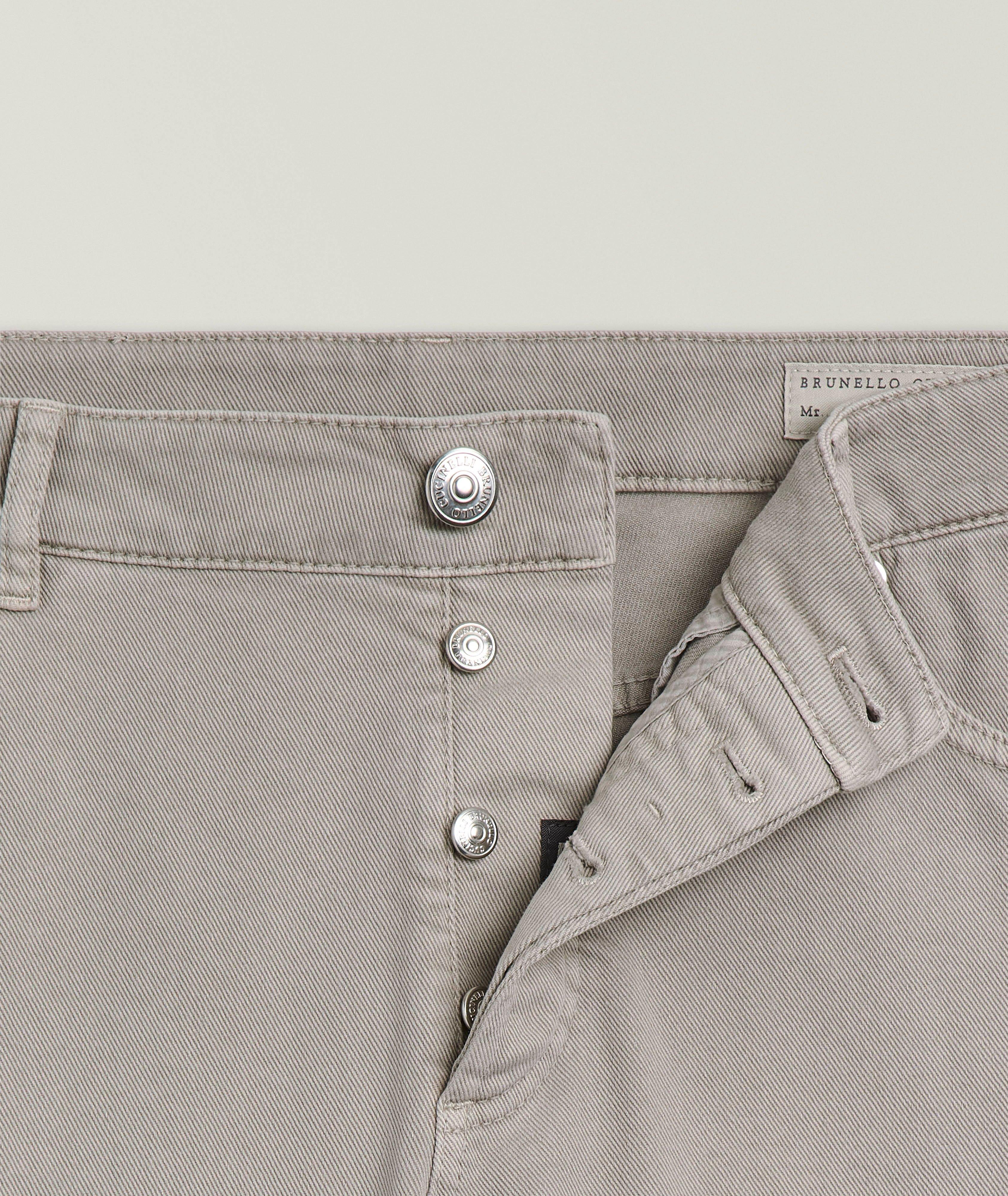 Traditional-Fit Denim Five-Pocket Pants image 1