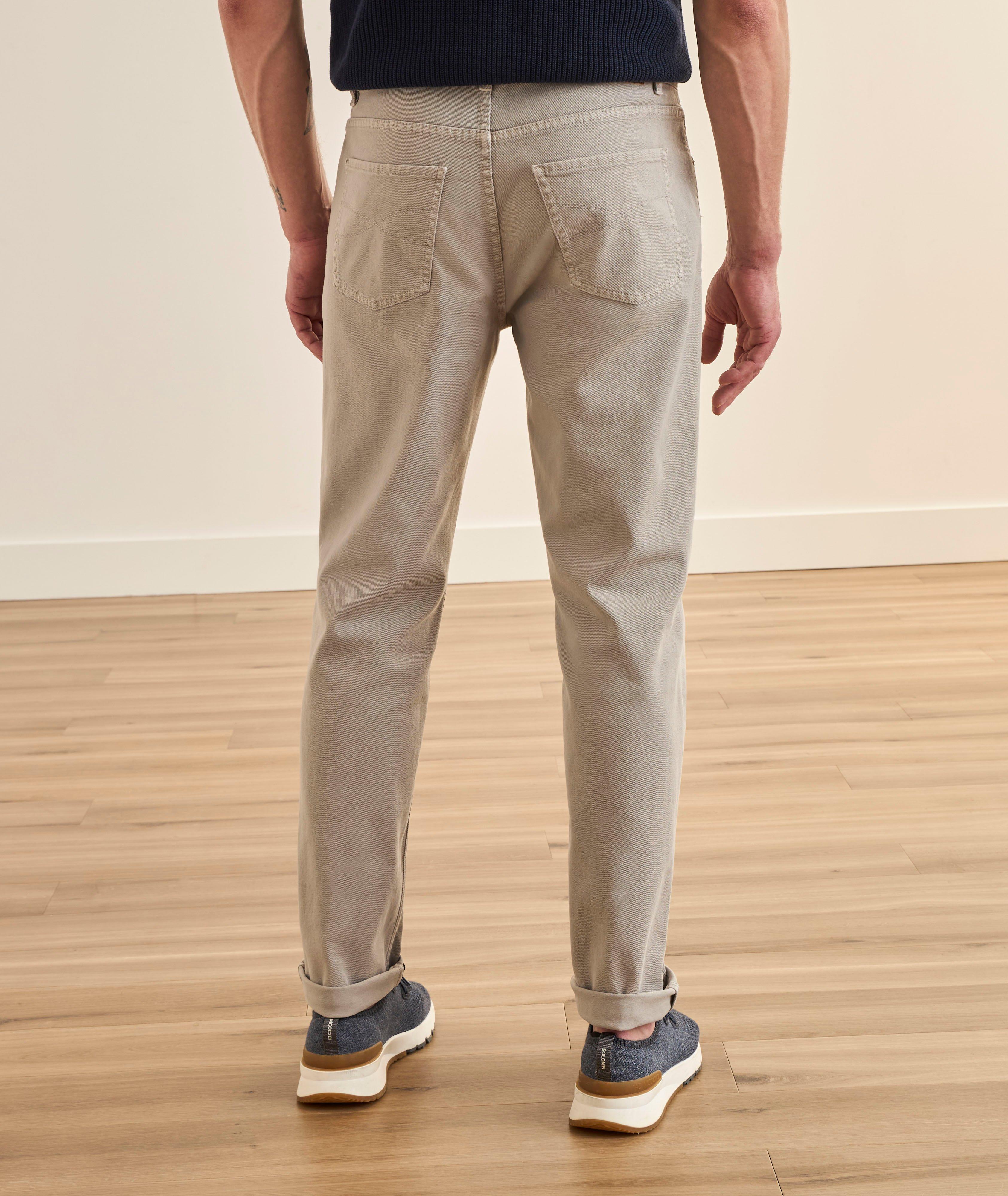 Traditional-Fit Denim Five-Pocket Pants image 2