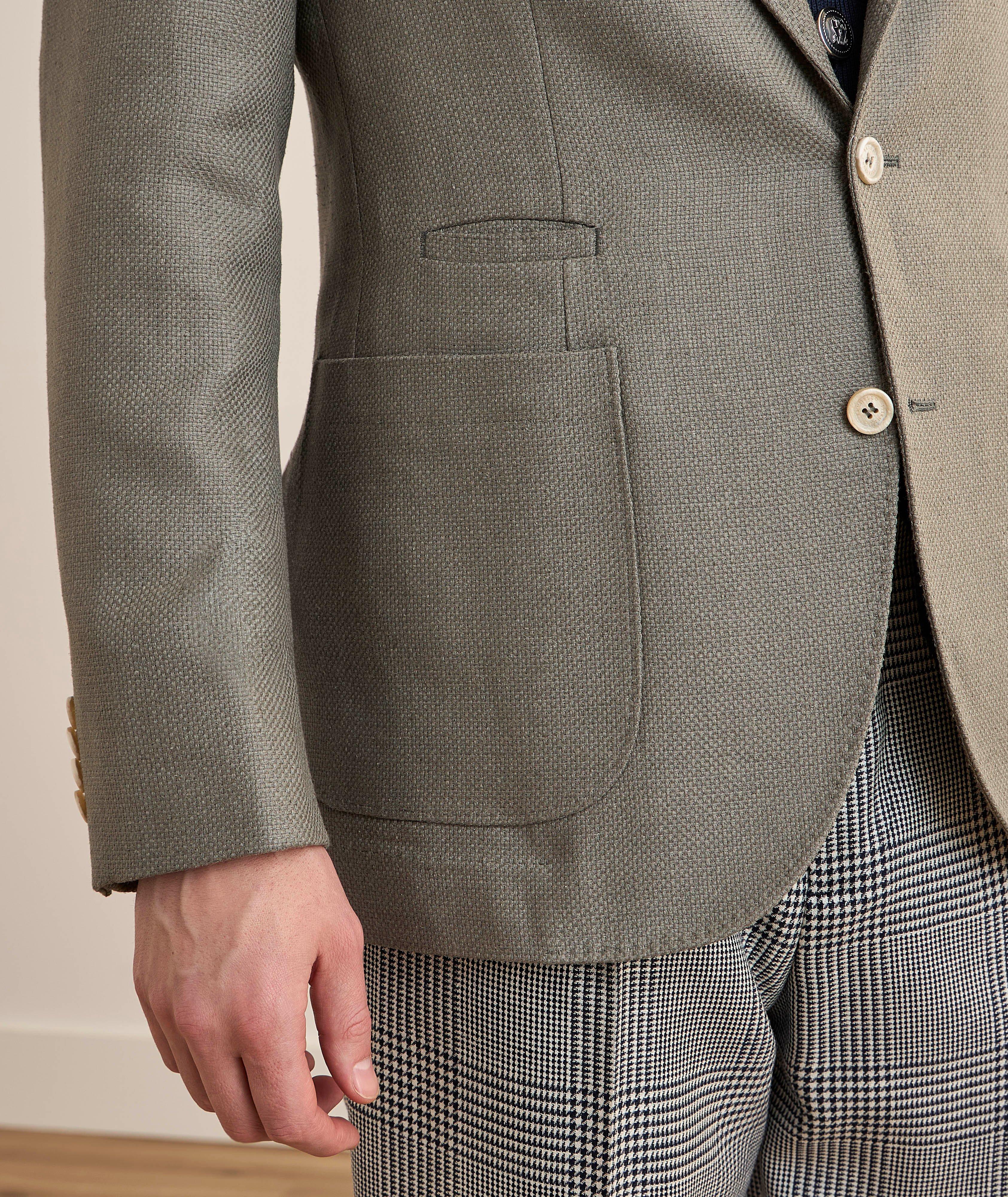 Veston sport mélange lin Hopsack image 3