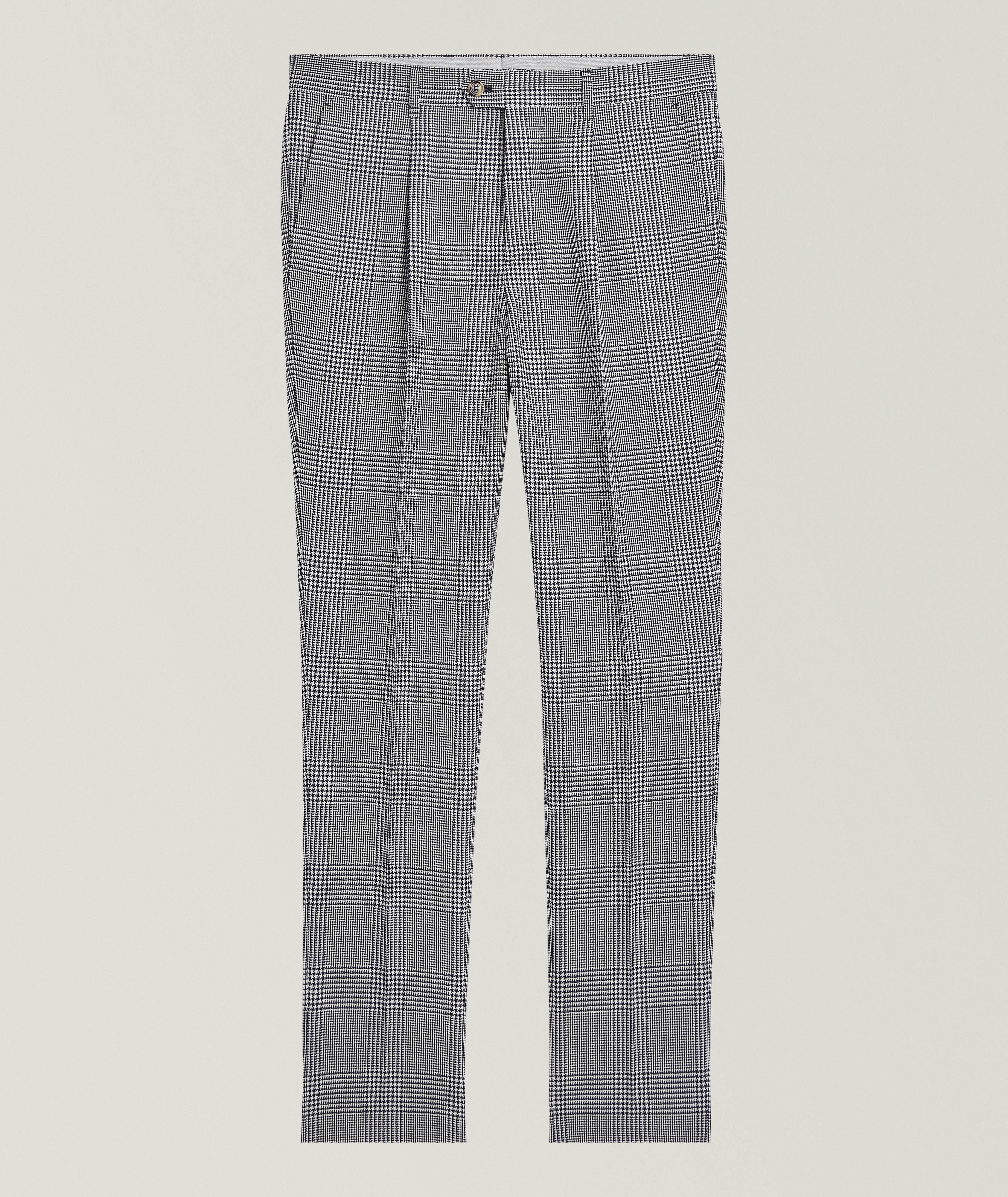 Glen Check Wool-Blend Suit Pants image 0