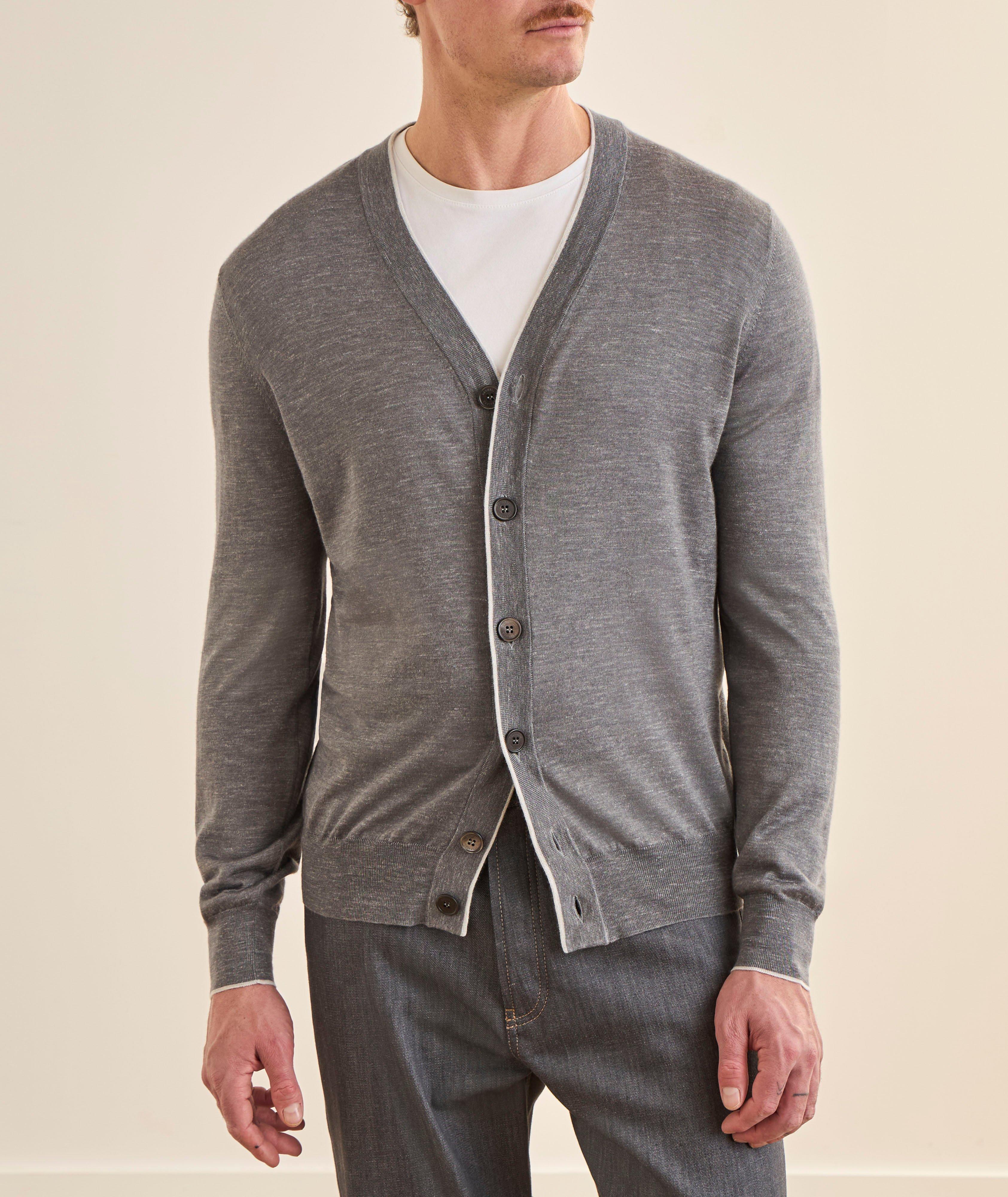 Cashmere-Blend Buttoned Cardigan  image 1