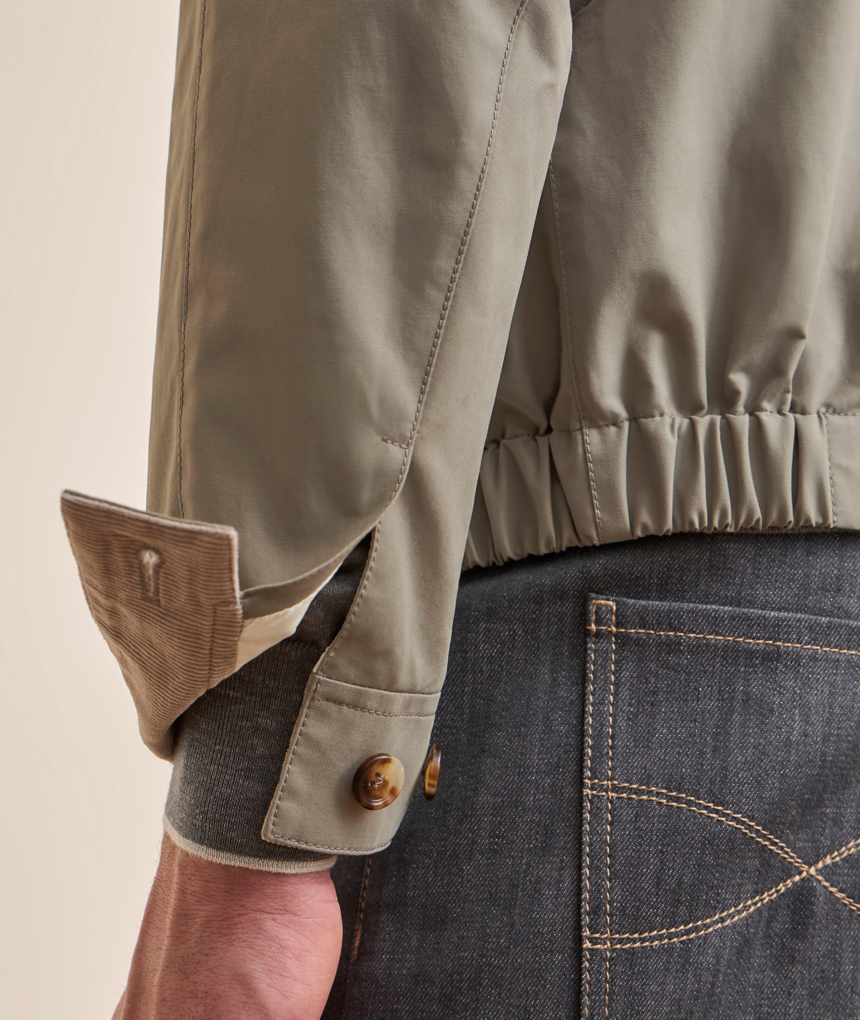 Cotton-Blend Raglan Bomber image 4