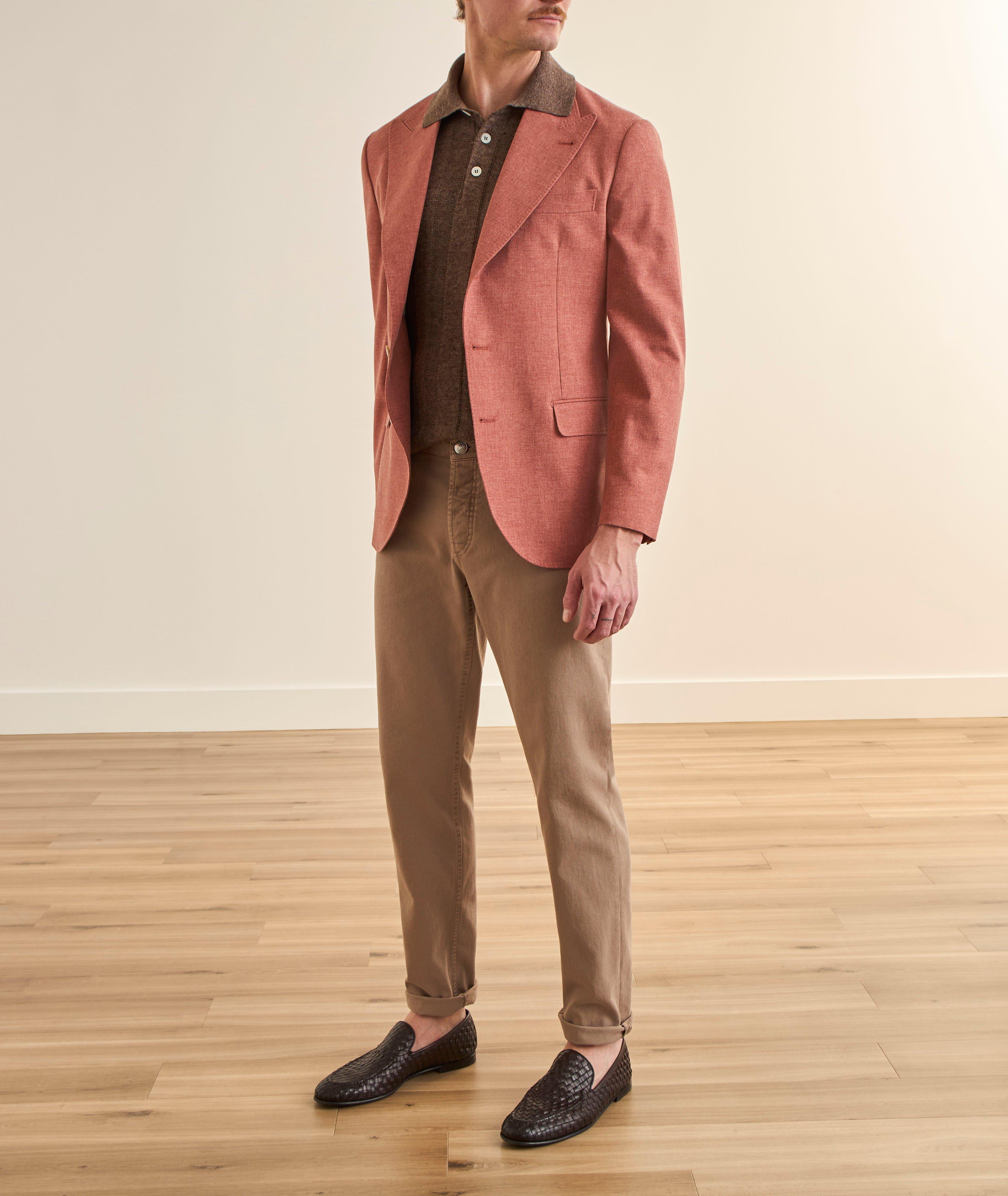 Traditional-Fit Denim Five-Pocket Pants image 4