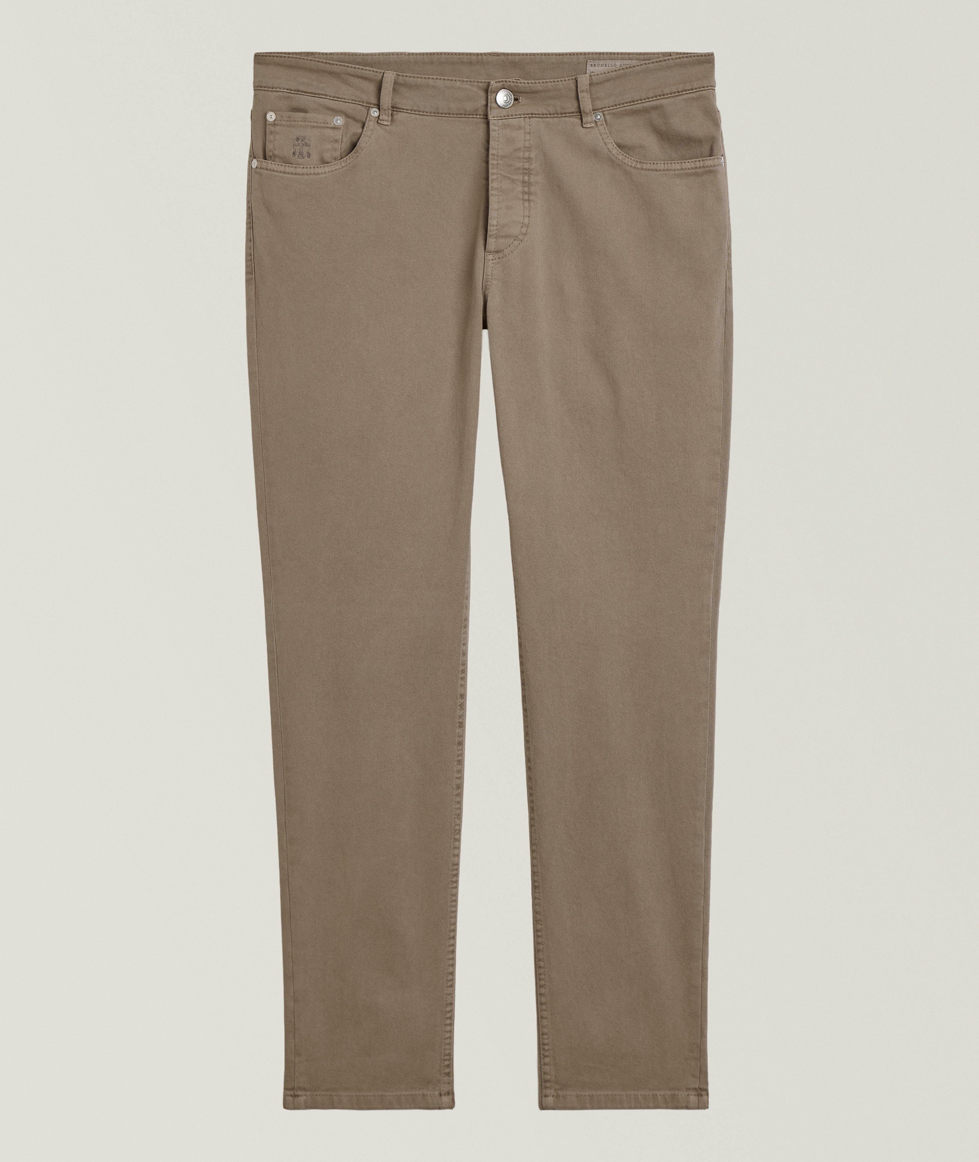Traditional-Fit Denim Five-Pocket Pants image 0