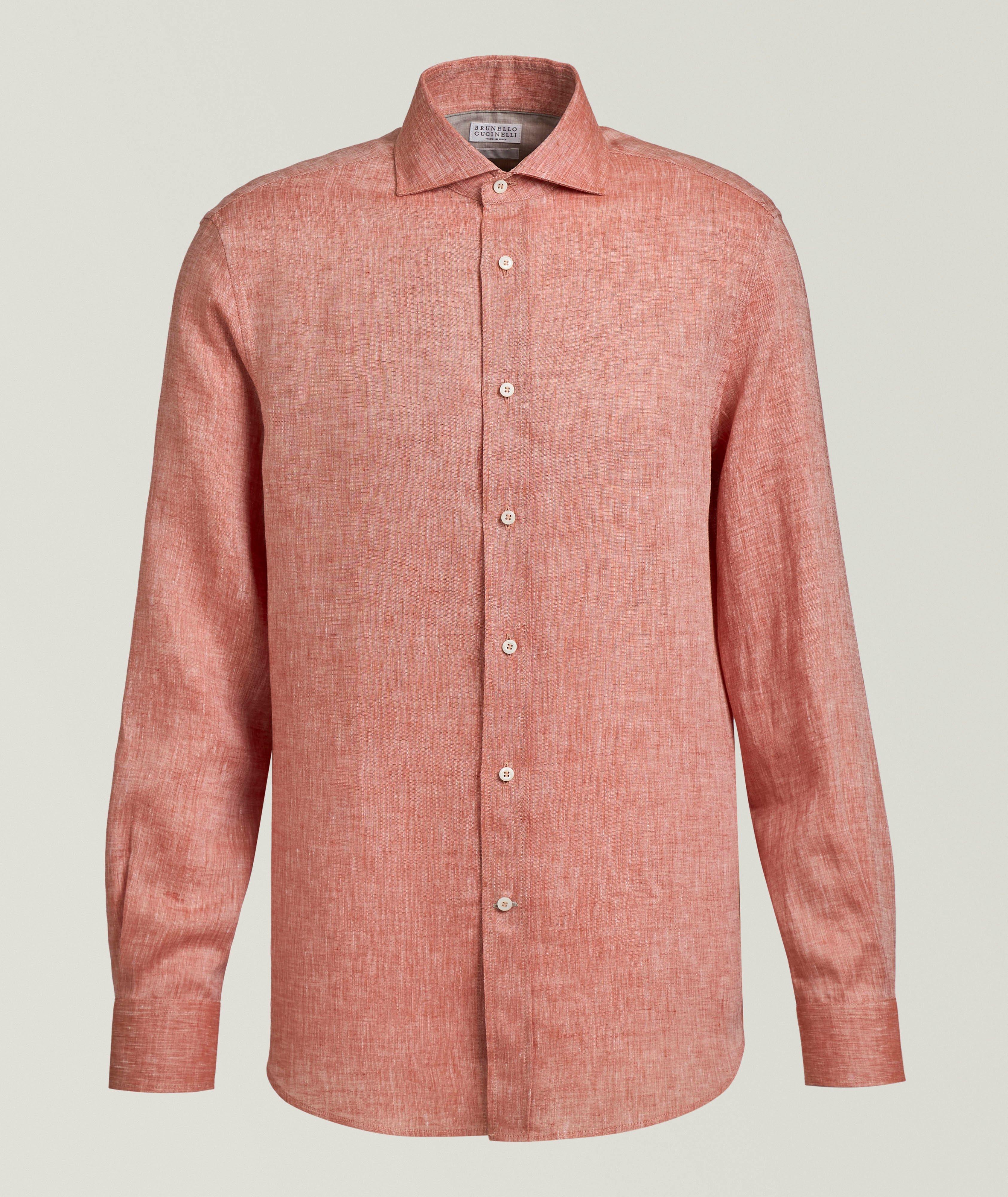 Brunello Cucinelli Easy-Fit Linen Shirt 