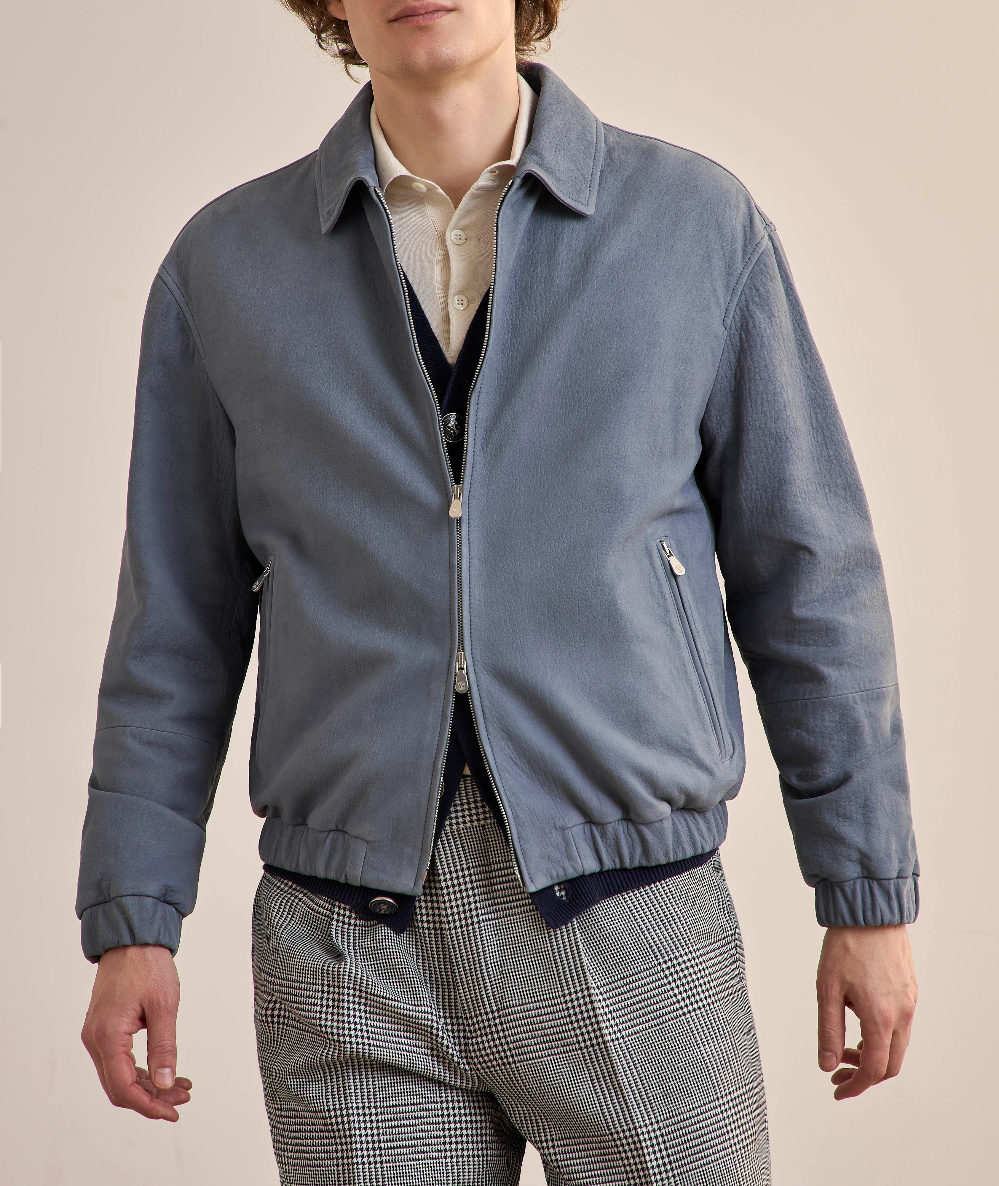 Soft Touch Lambskin-Suede Bomber image 1