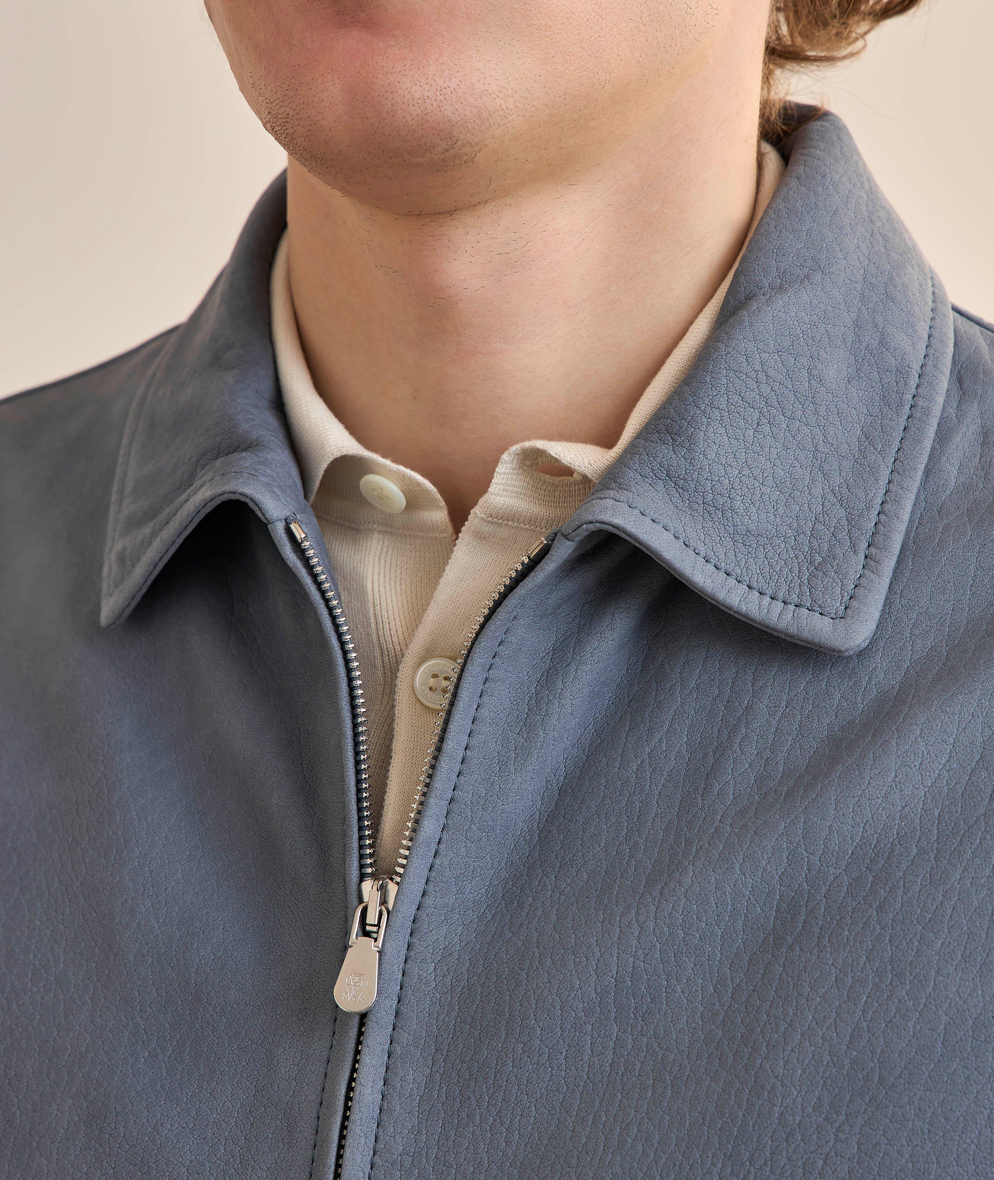 Soft Touch Lambskin-Suede Bomber image 3