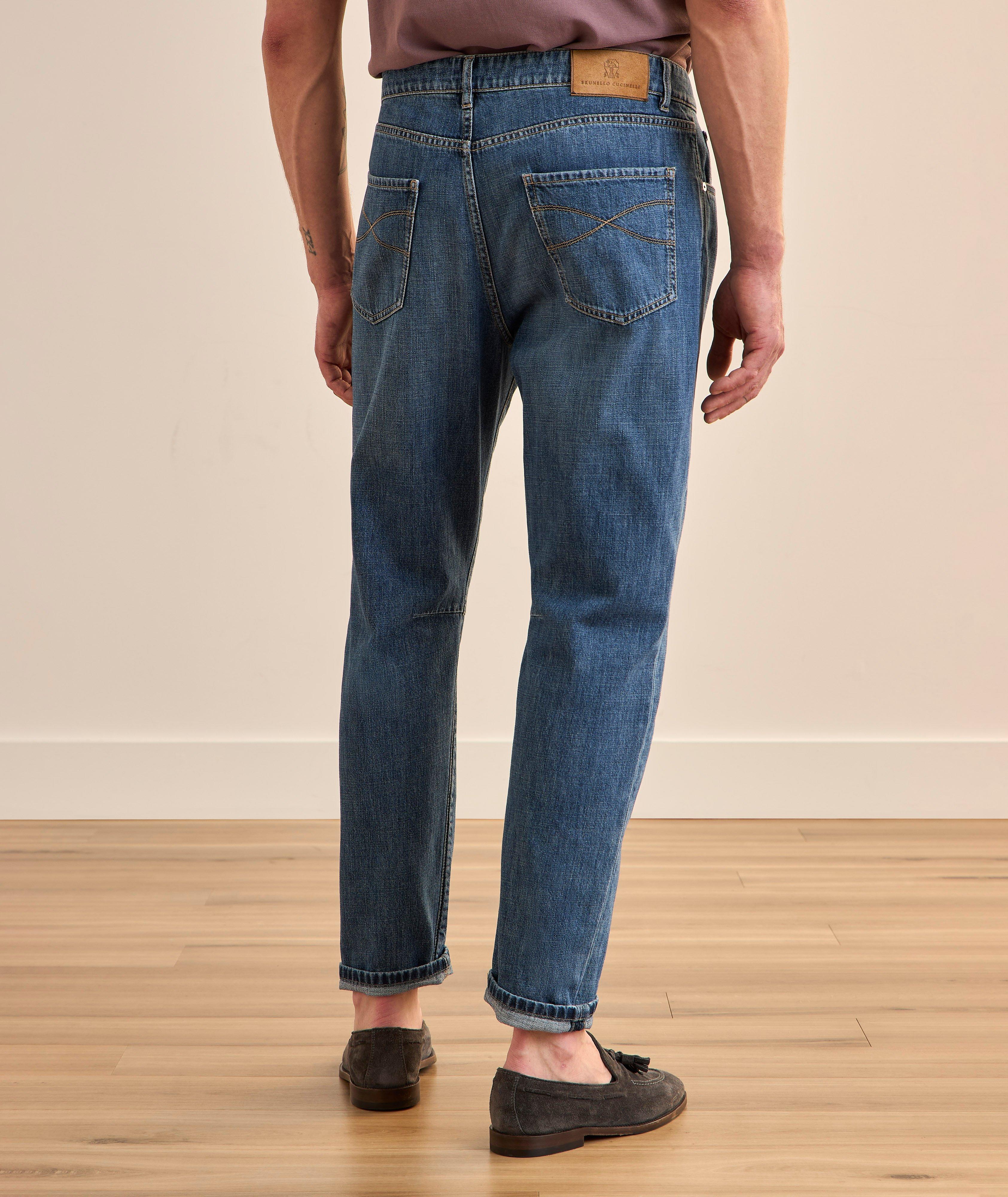 Leisure-Fit Lightweight Jeans  image 2