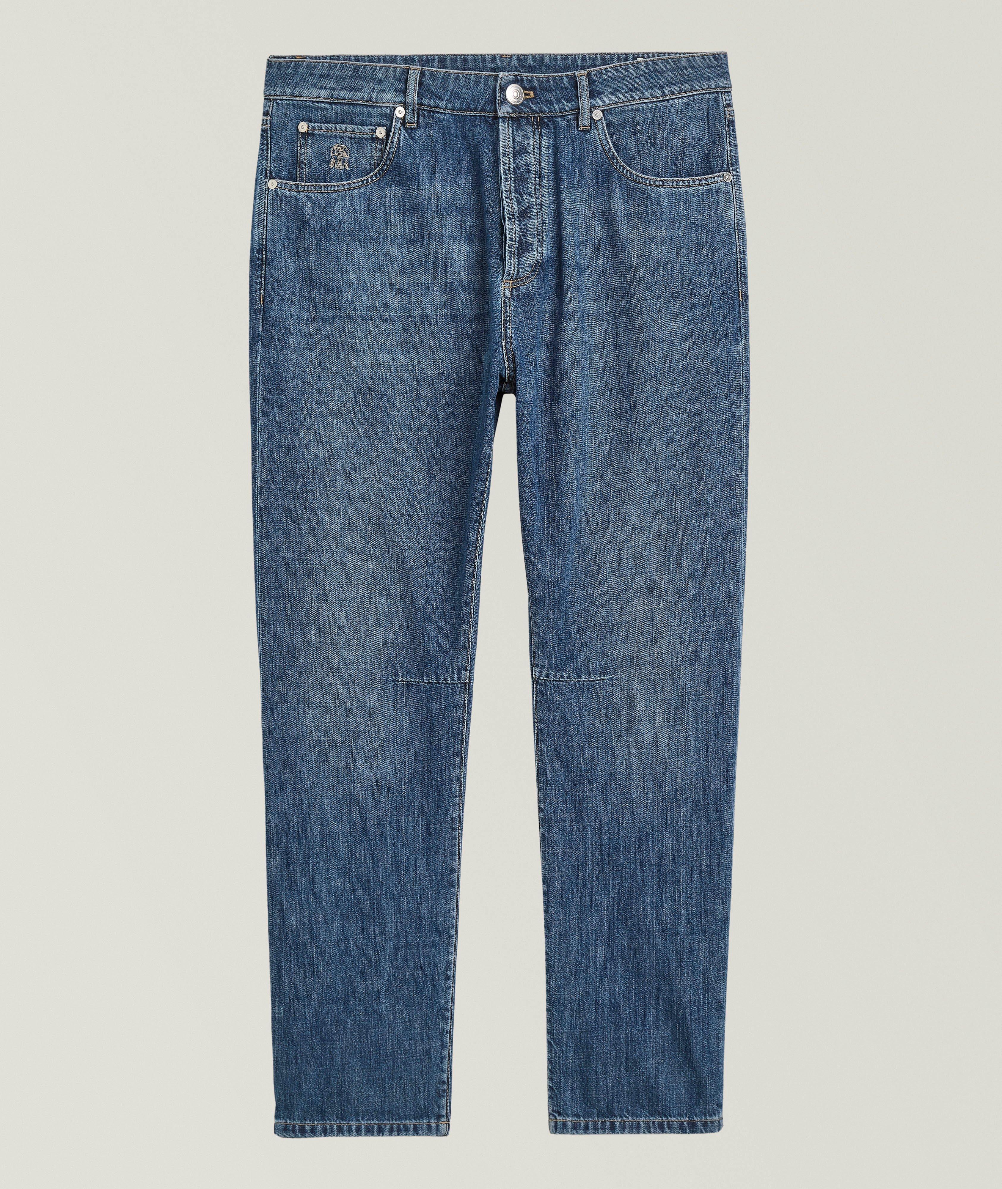 Leisure-Fit Lightweight Jeans  image 0