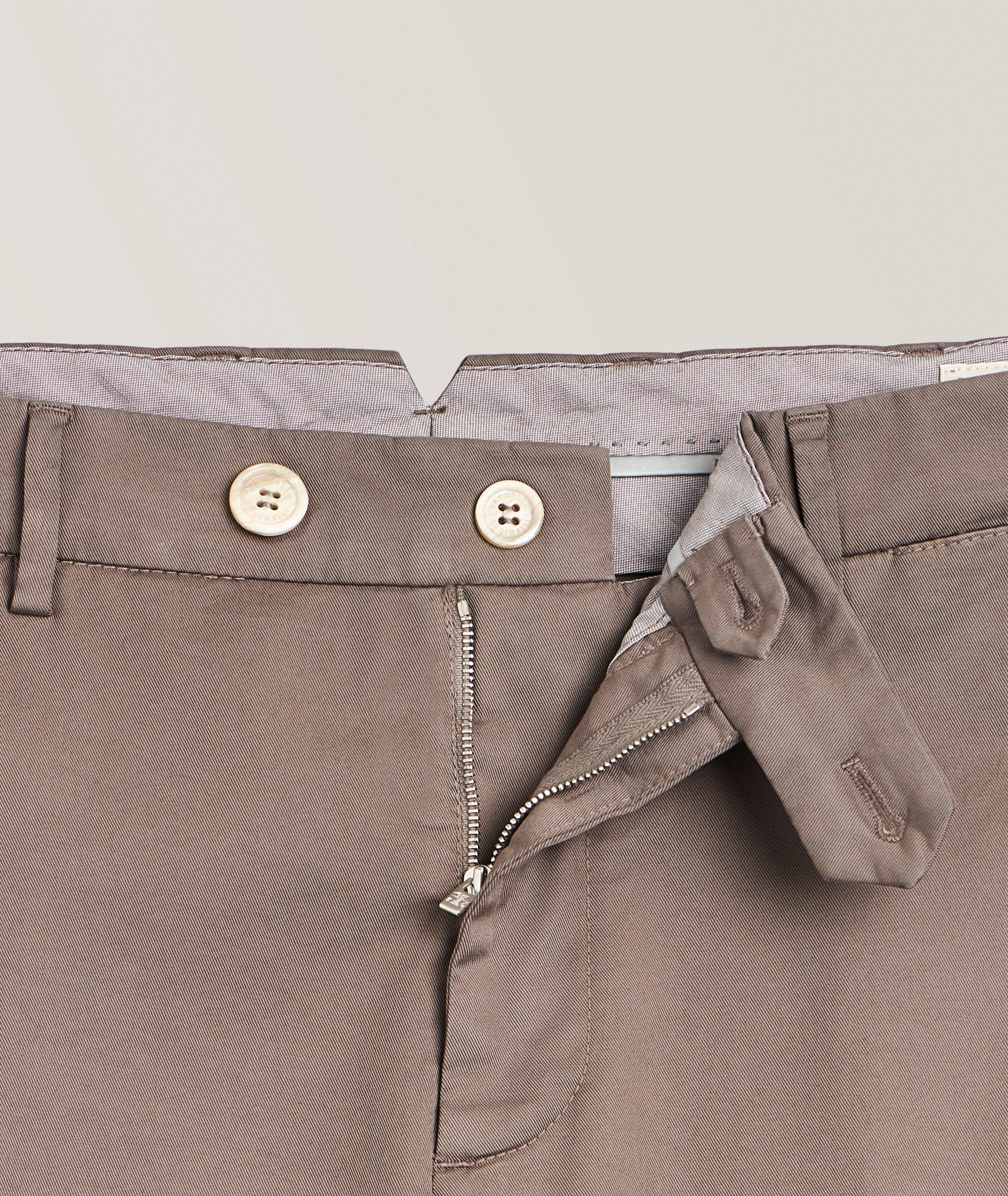 Italian-Fit Stretch-Cotton Chino Pants image 1