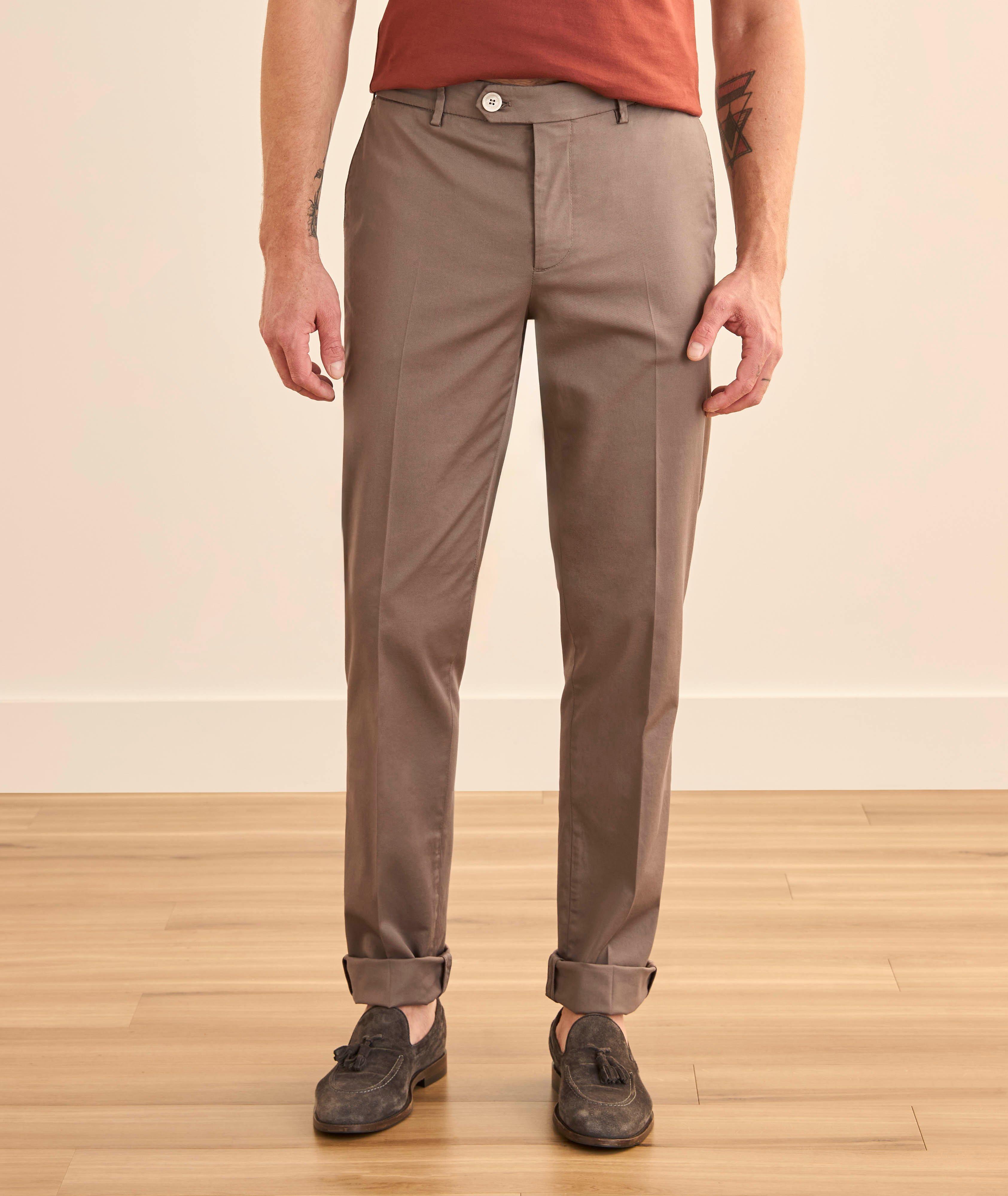 Chino en coton extensible coupe Italienne image 1