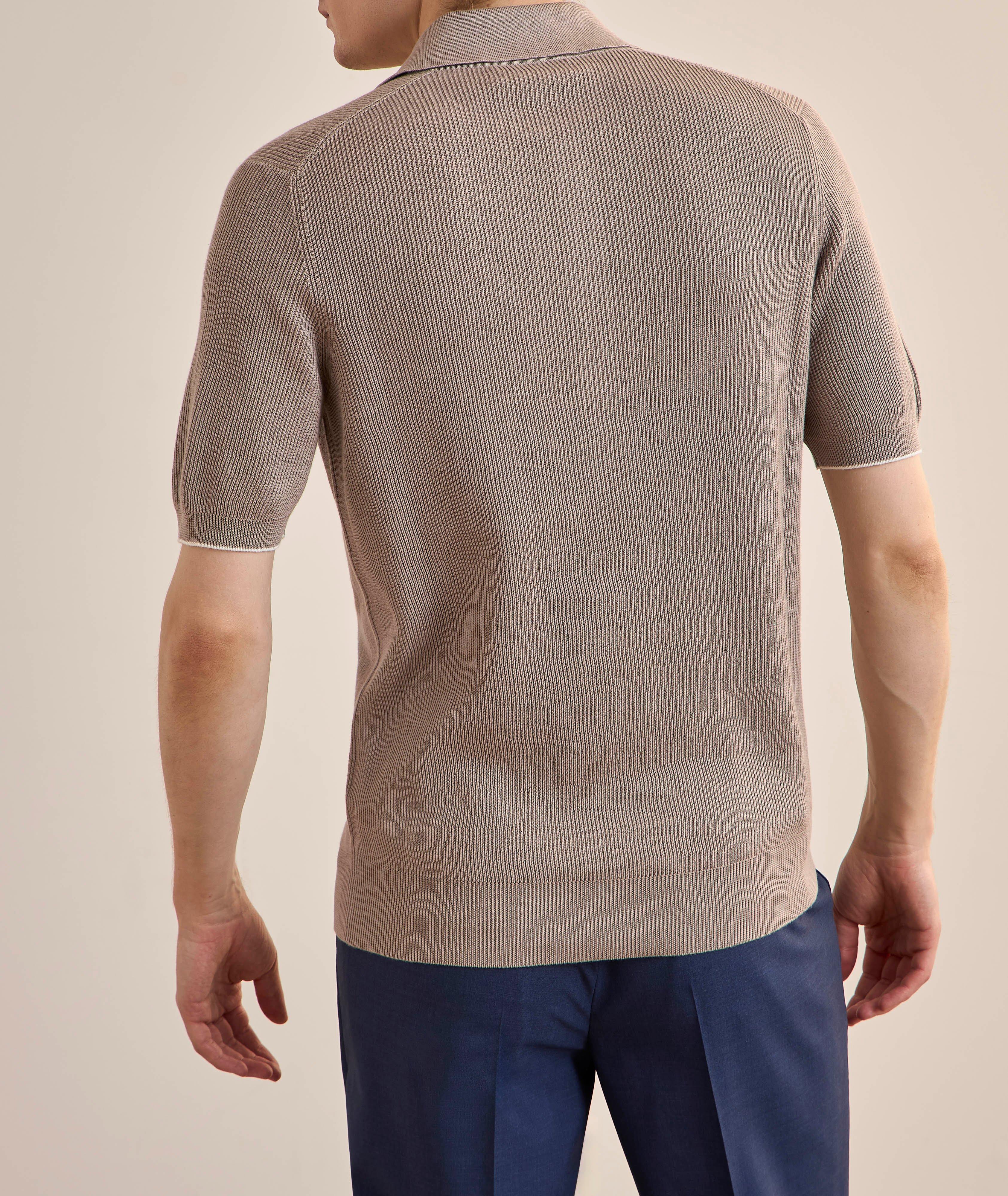 Ribbed Cotton Polo  image 2