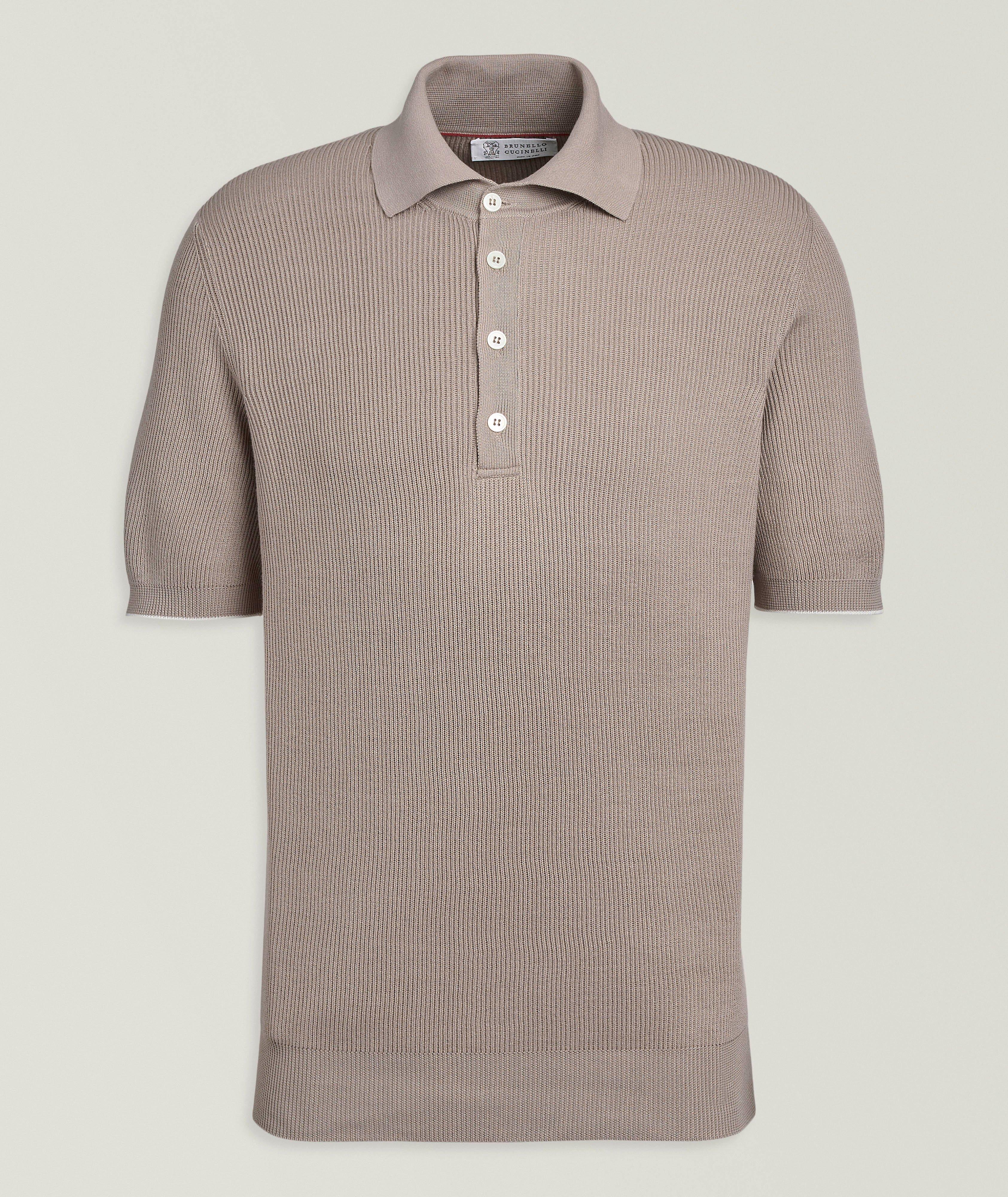 Ribbed Cotton Polo  image 0