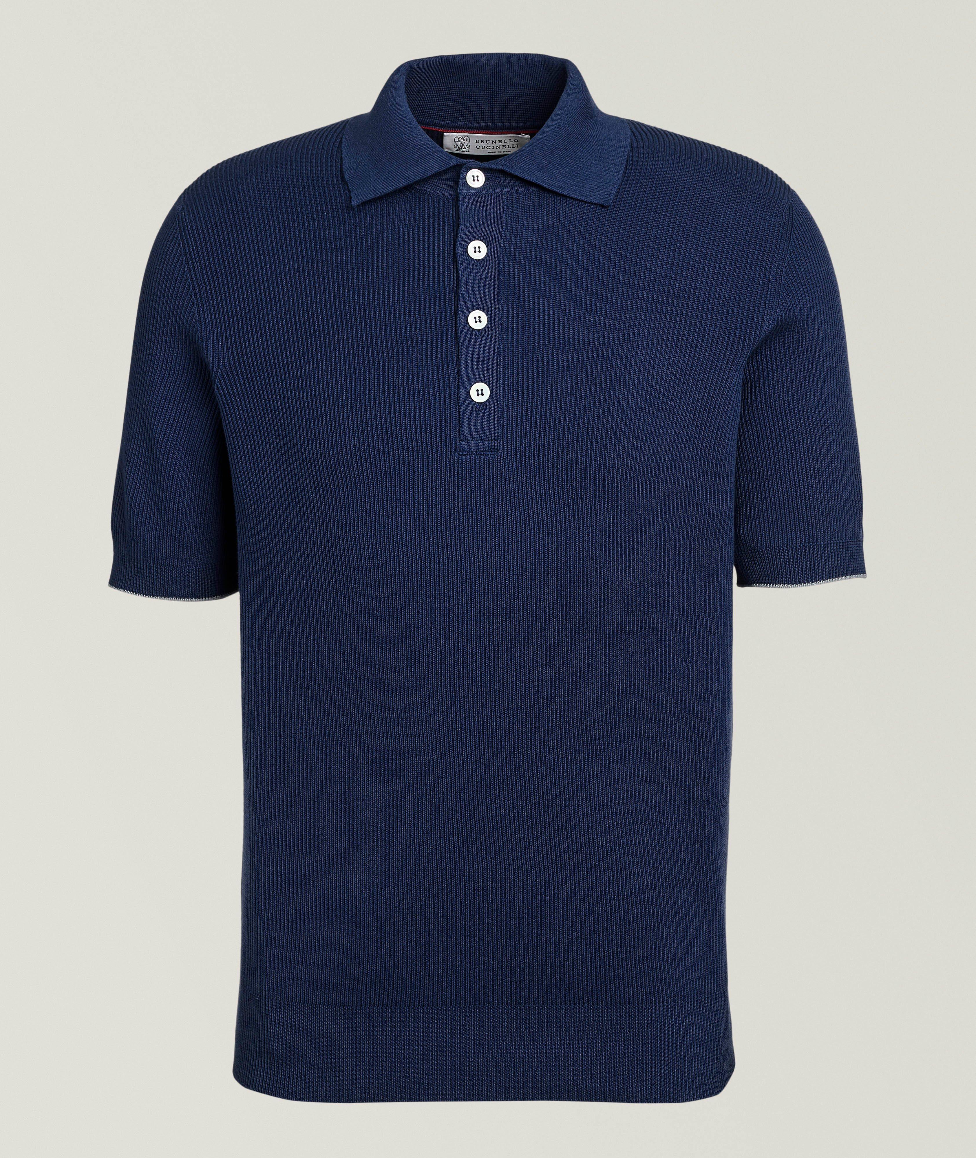 Ribbed Cotton Polo  image 0