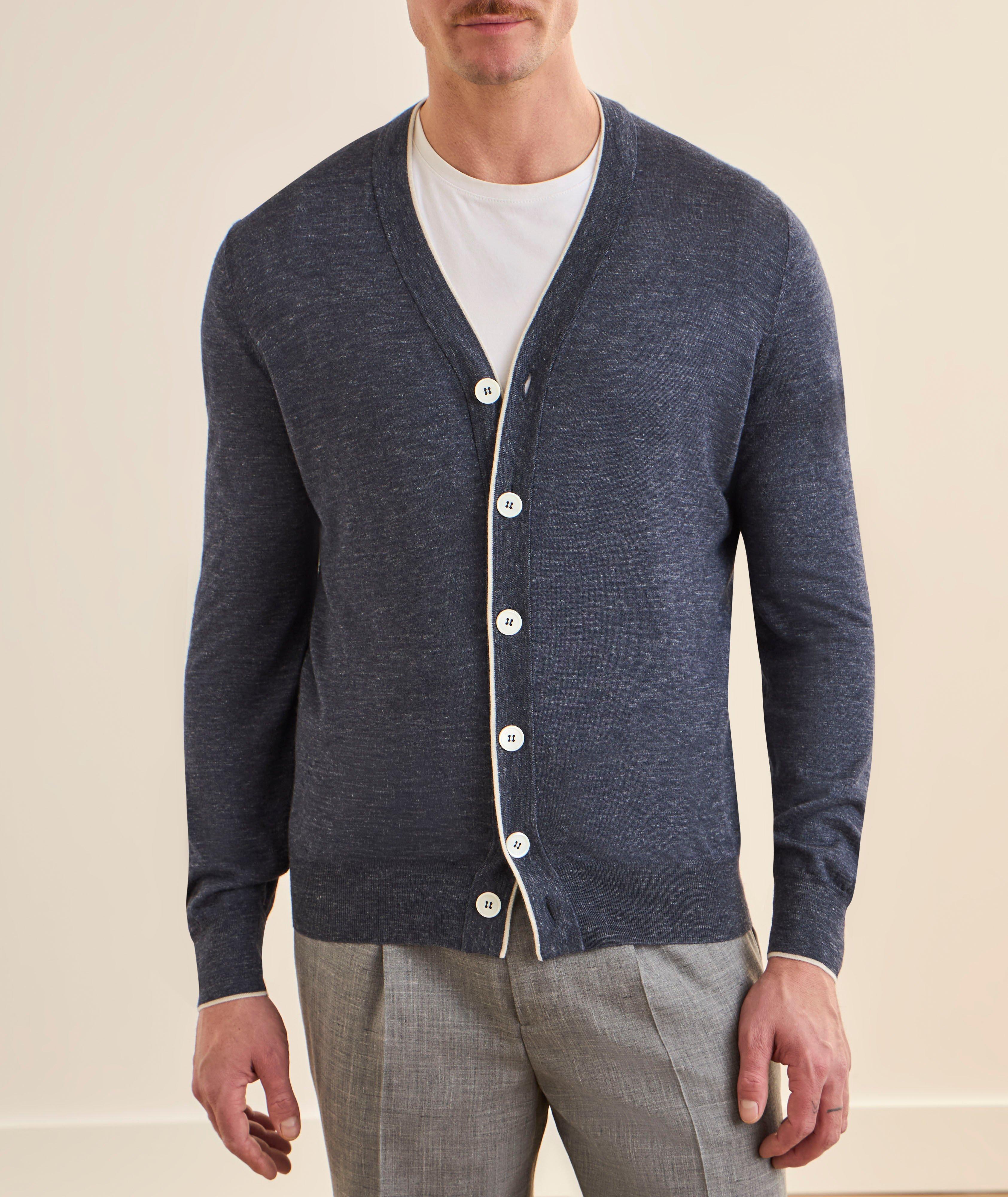 Cashmere-Blend Buttoned Cardigan  image 1