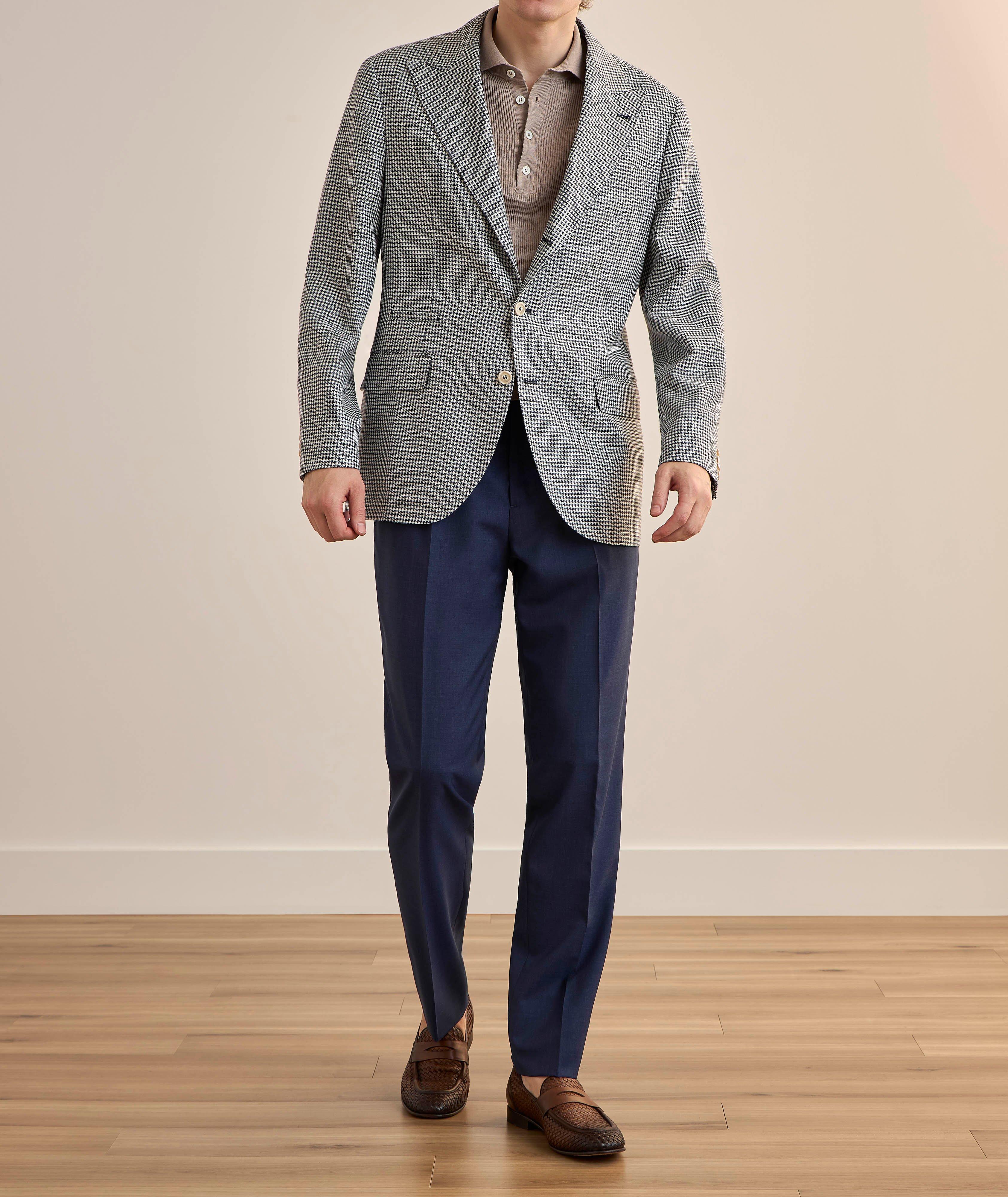 Virgin Wool Pleated Dress Pants image 2