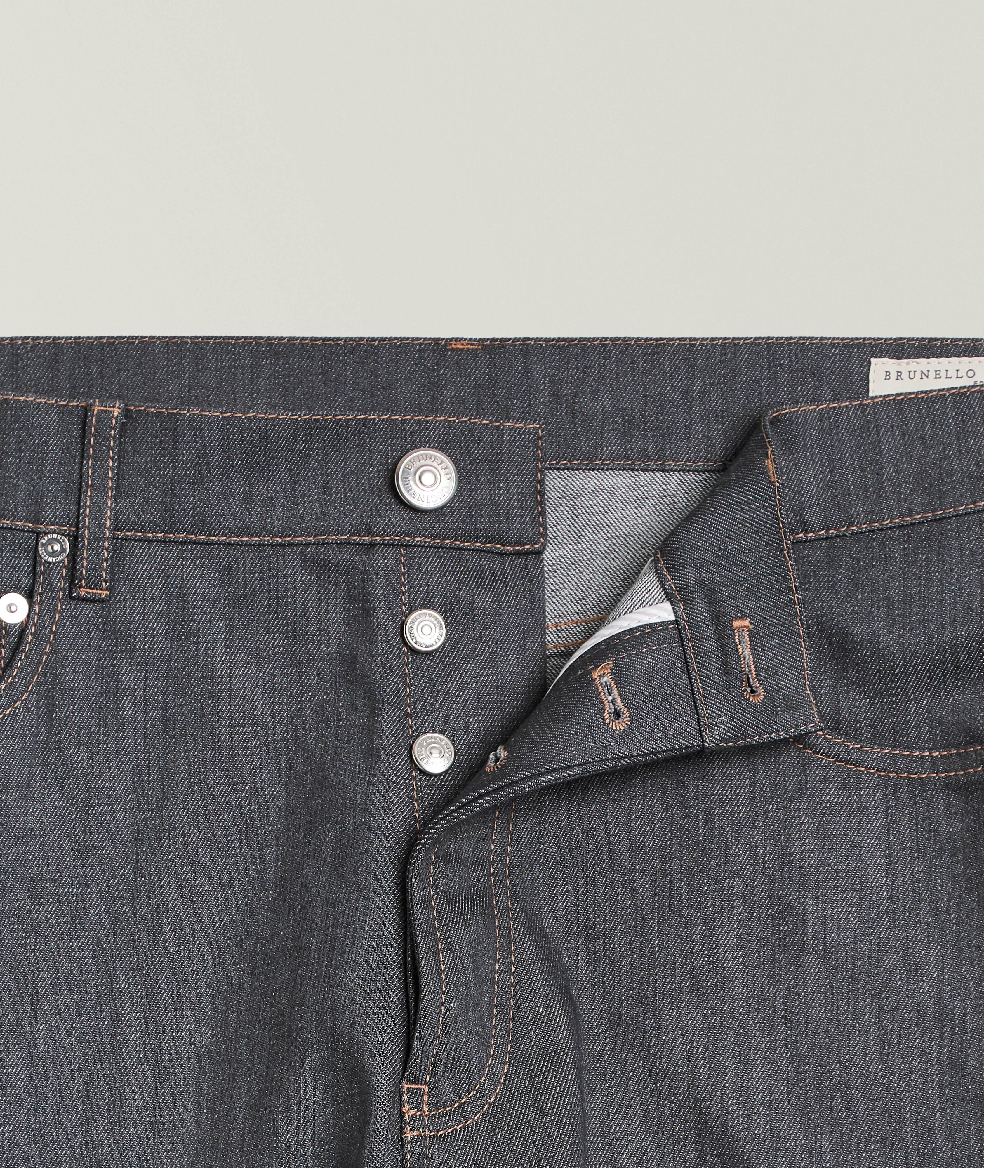 Traditional-Fit Stretch-Cotton Jeans image 1