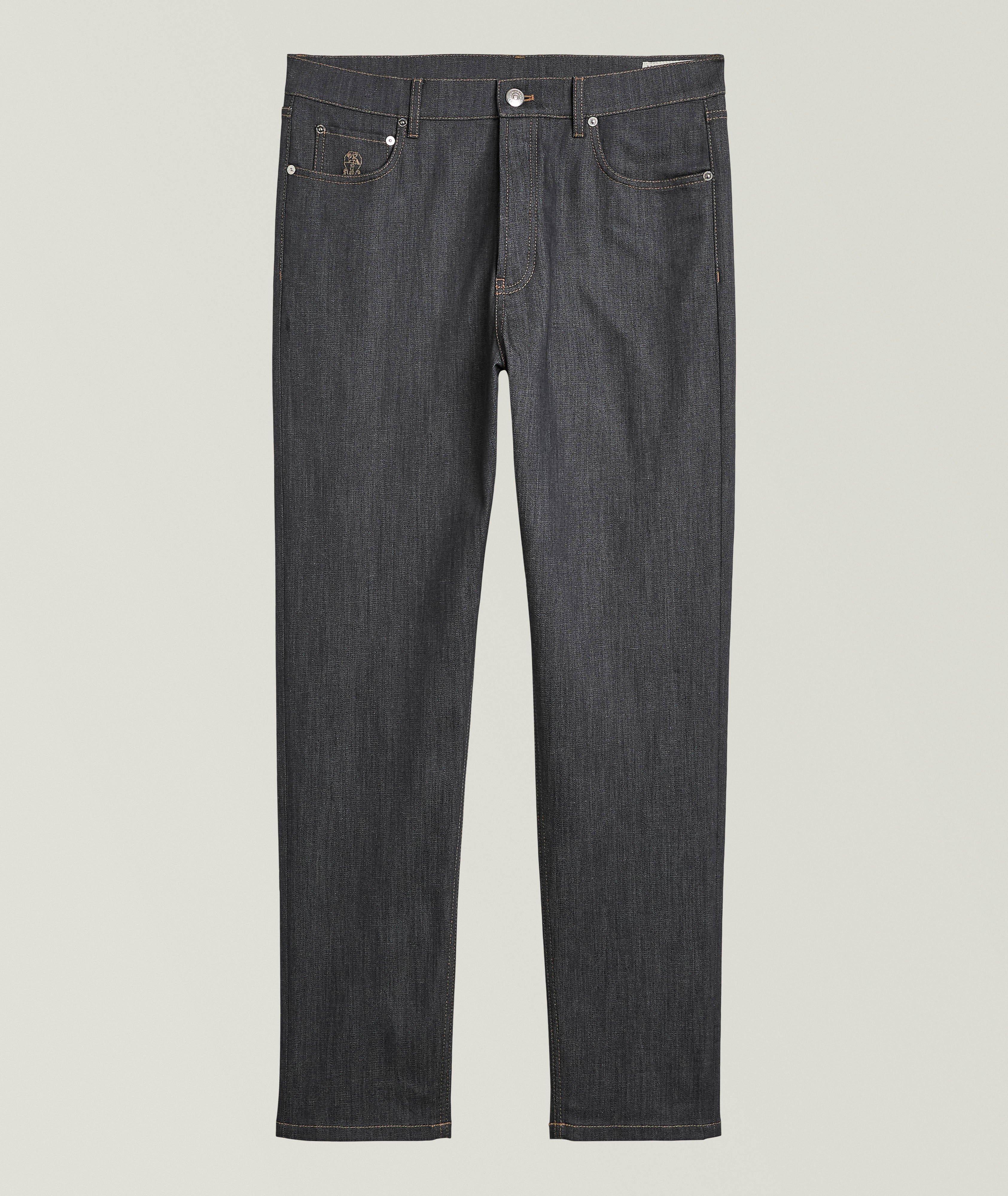 Traditional-Fit Stretch-Cotton Jeans image 0