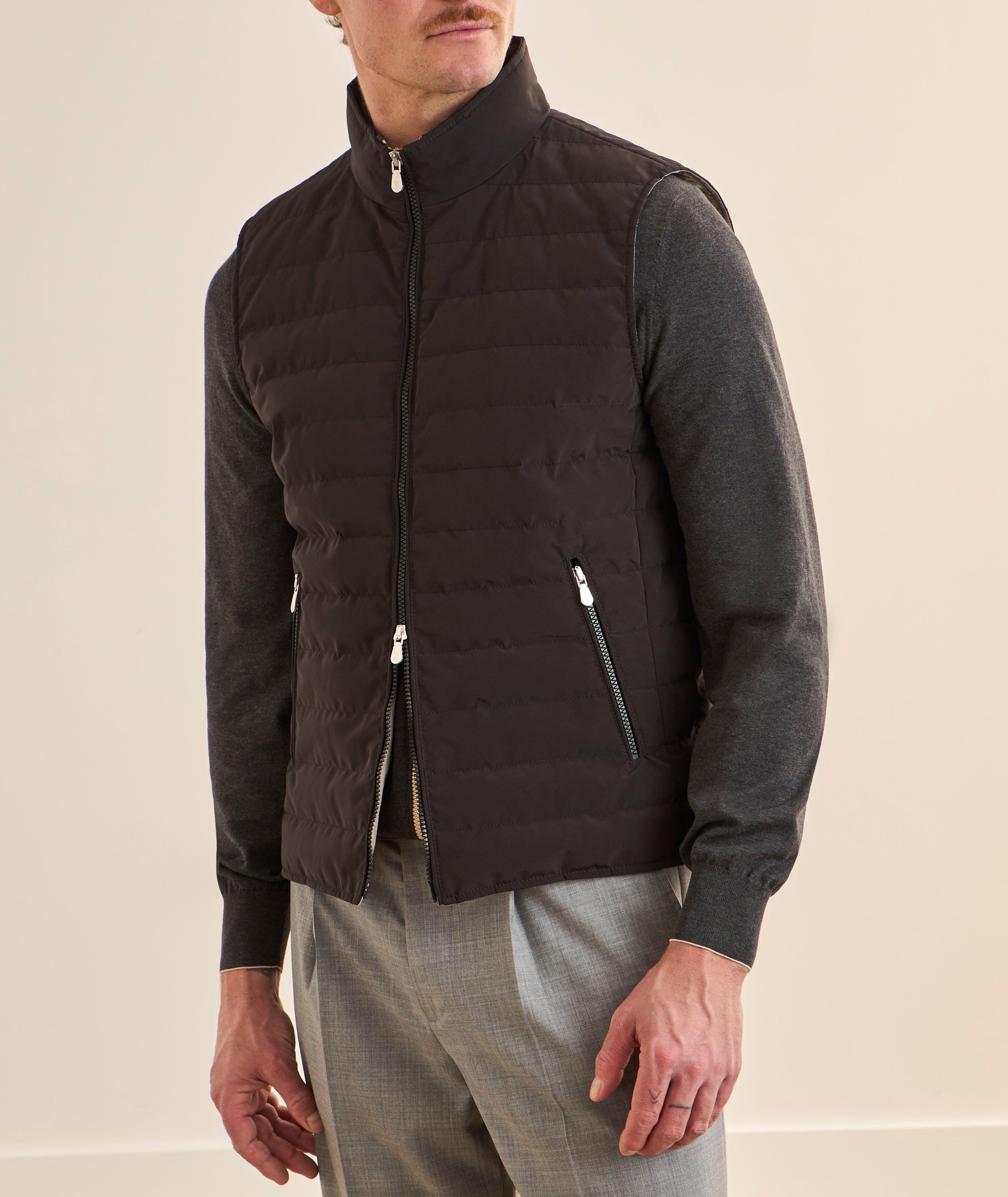 Water-Resistant Quilted Down Vest image 1