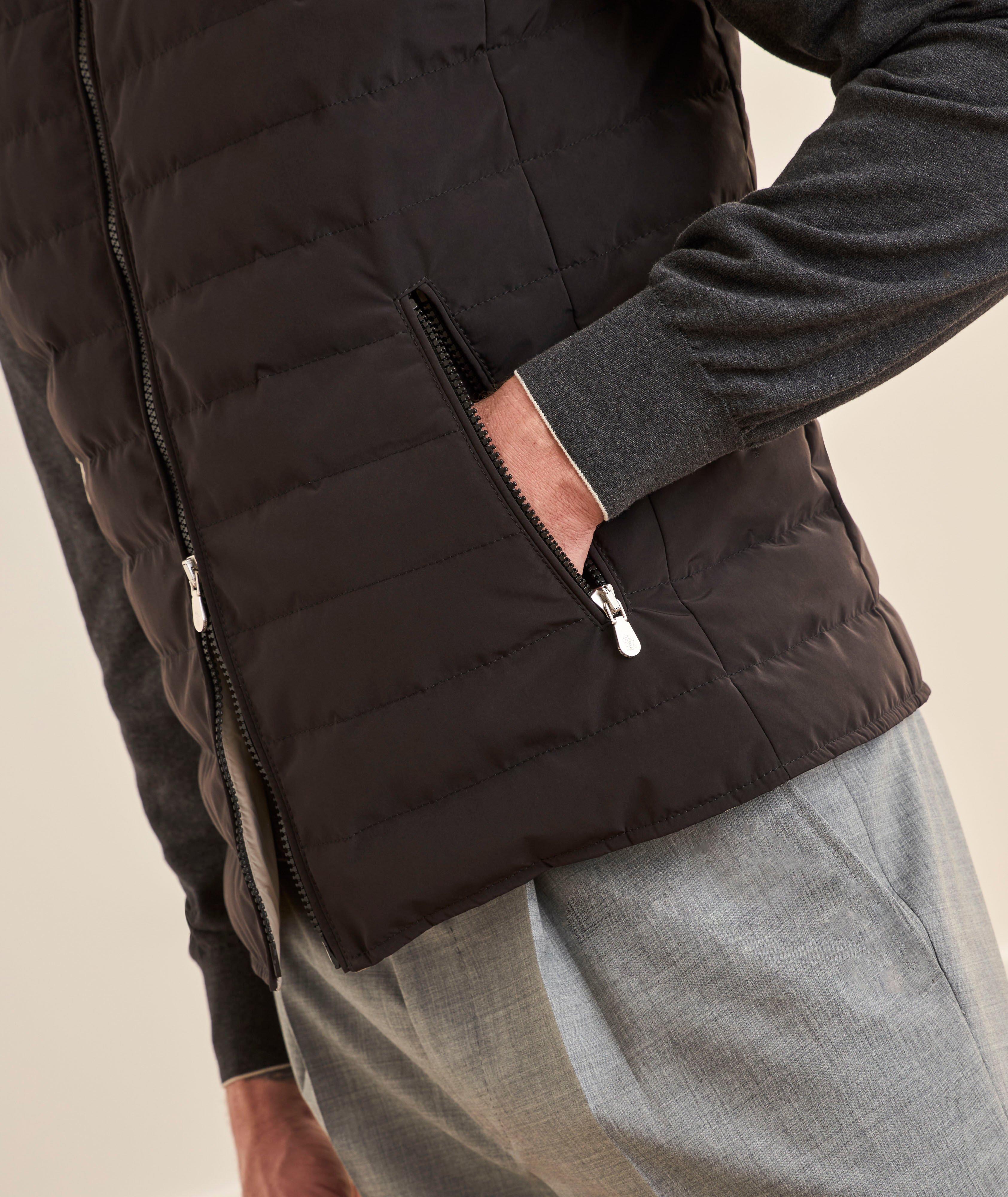 Water-Resistant Quilted Down Vest image 3