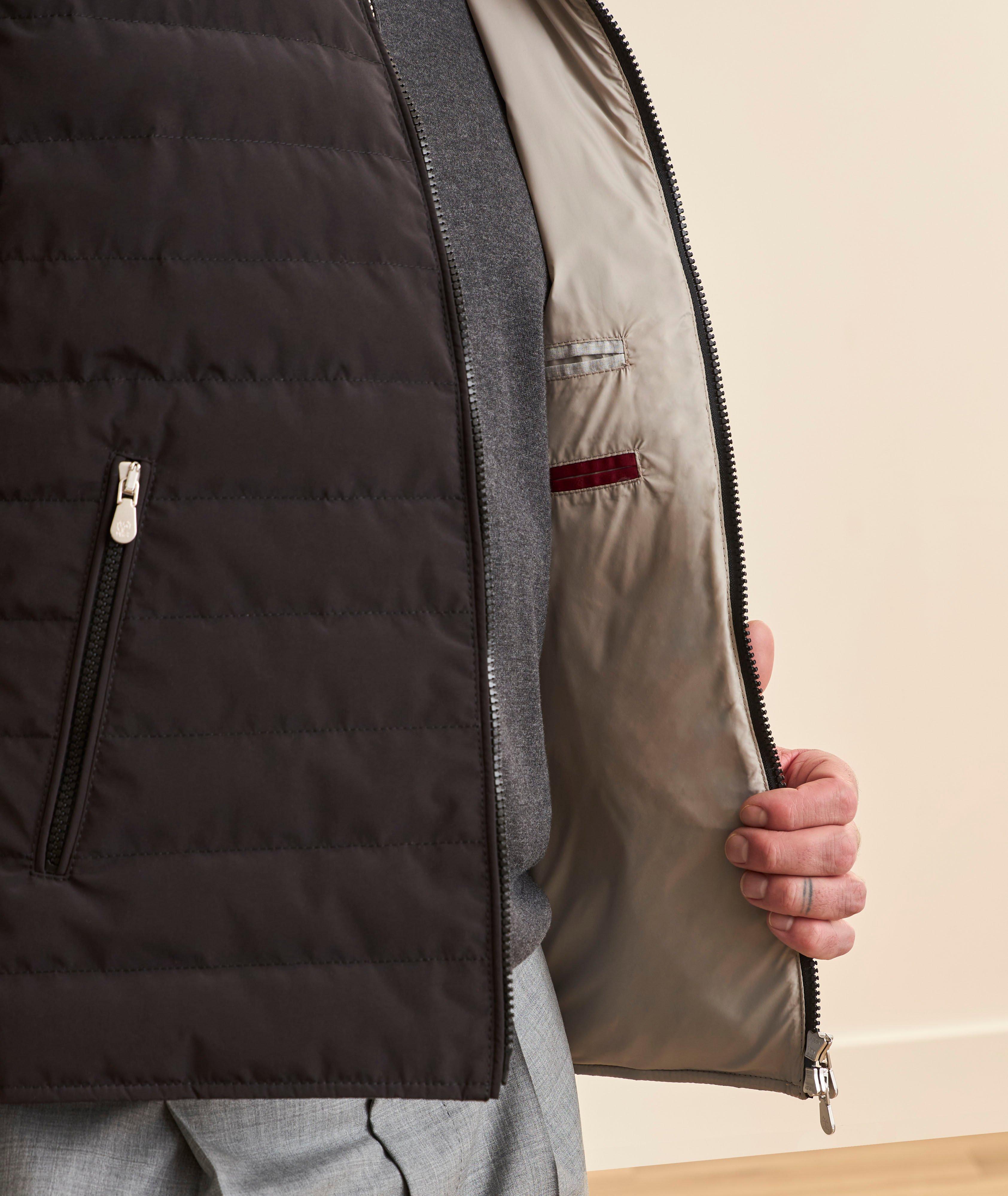 Water-Resistant Quilted Down Vest image 4