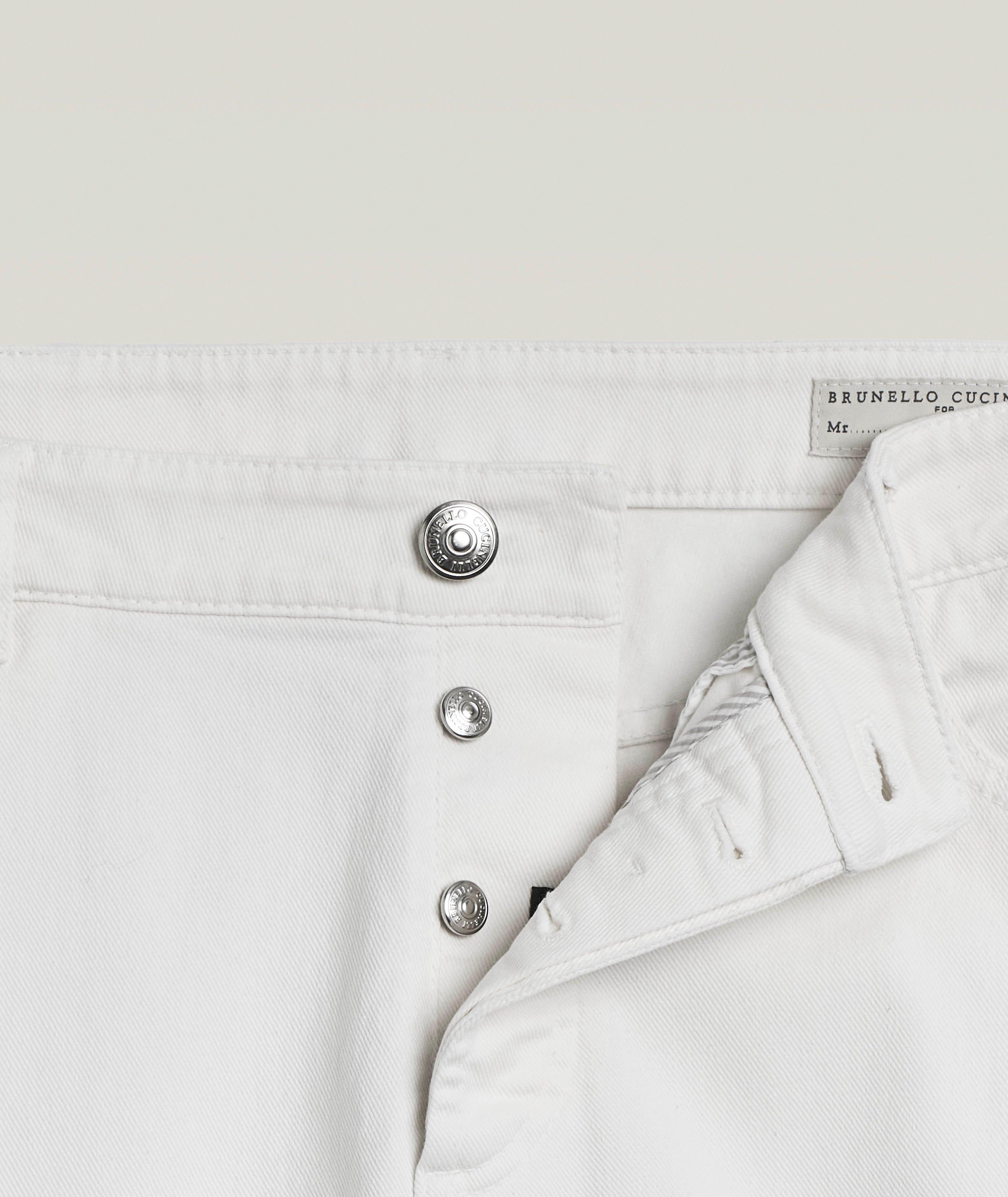 Traditional-Fit Denim Five-Pocket Pants image 1