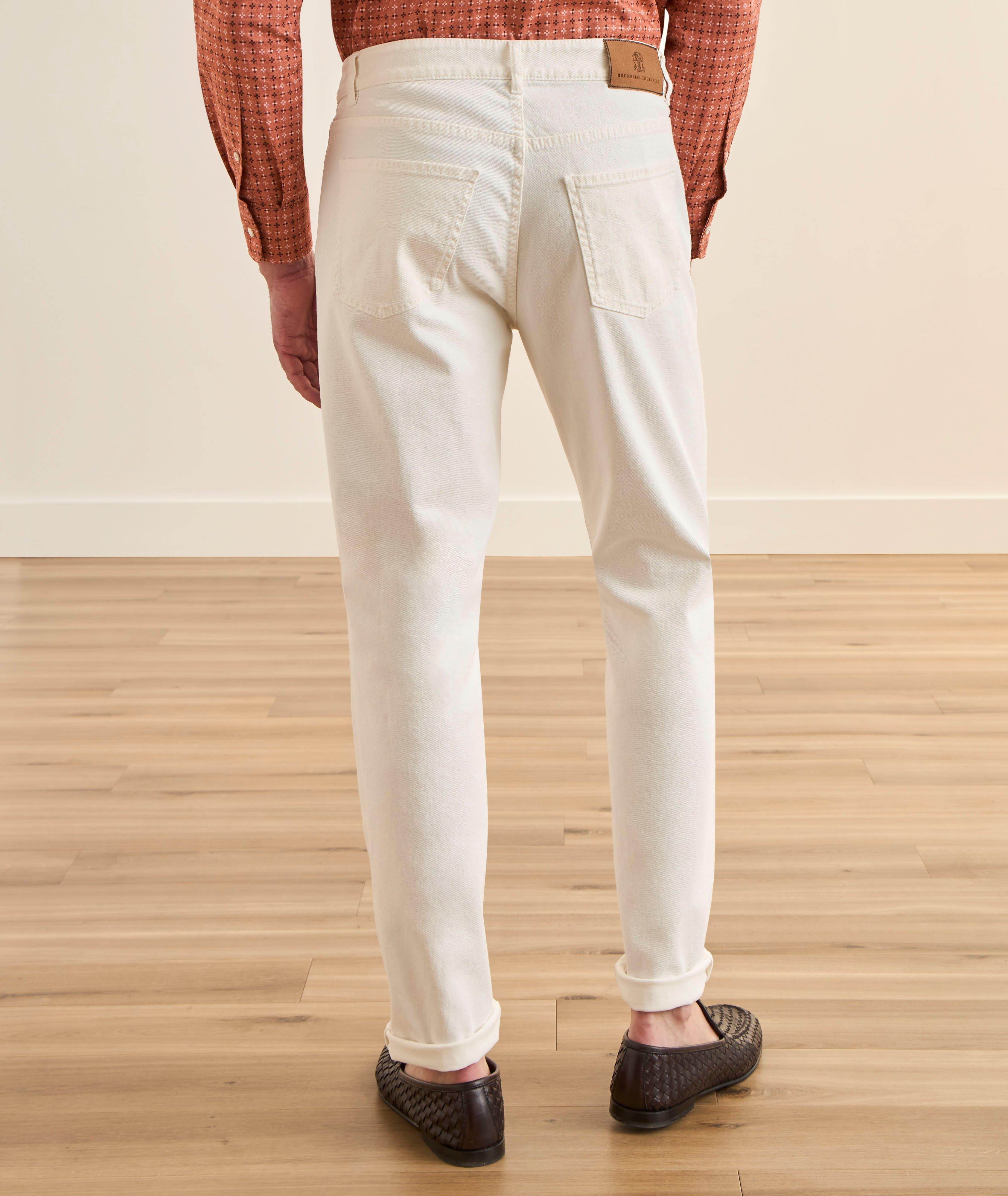 Traditional-Fit Denim Five-Pocket Pants image 2