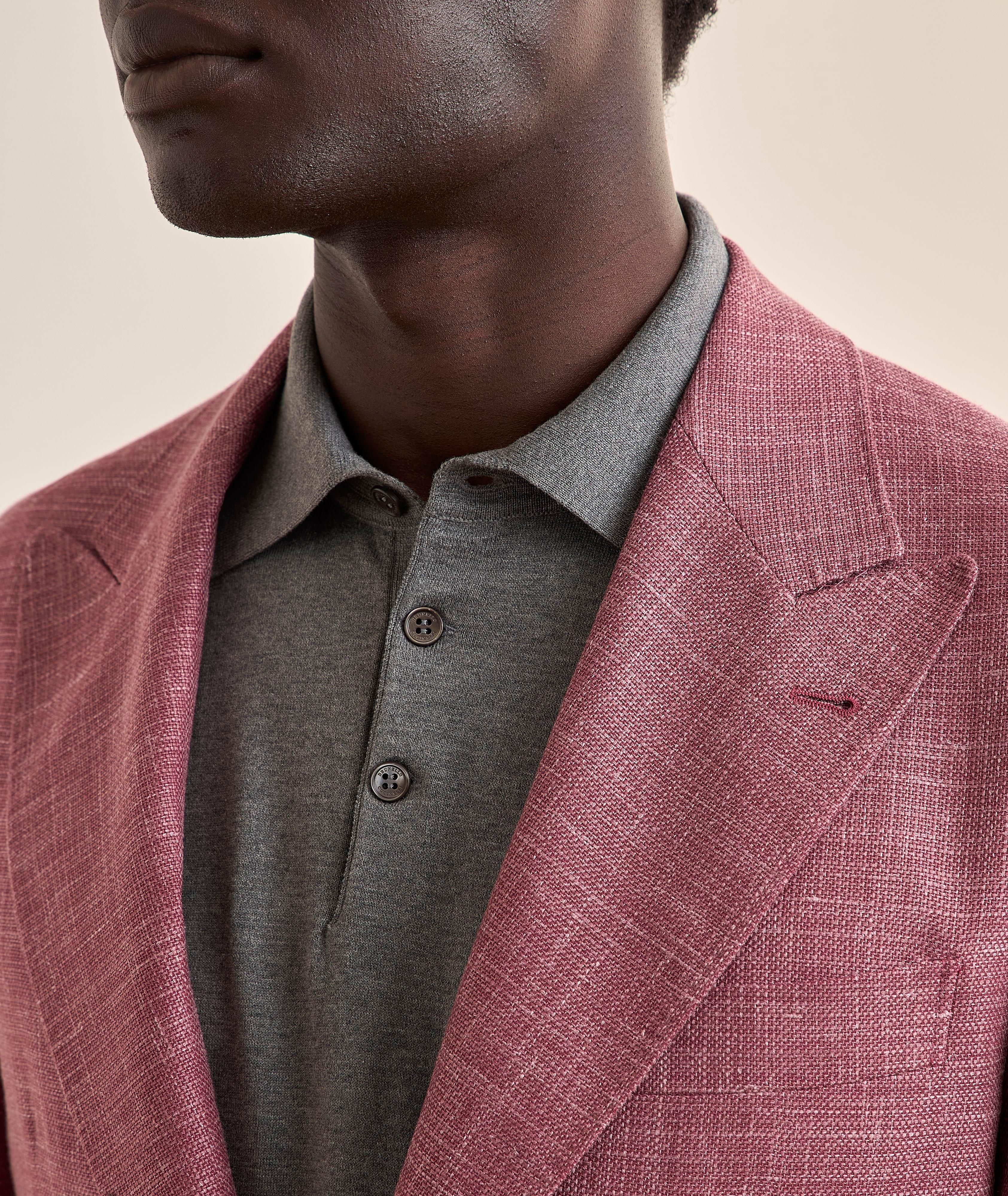 Virgin Wool-Blend Peak Sport Jacket image 3