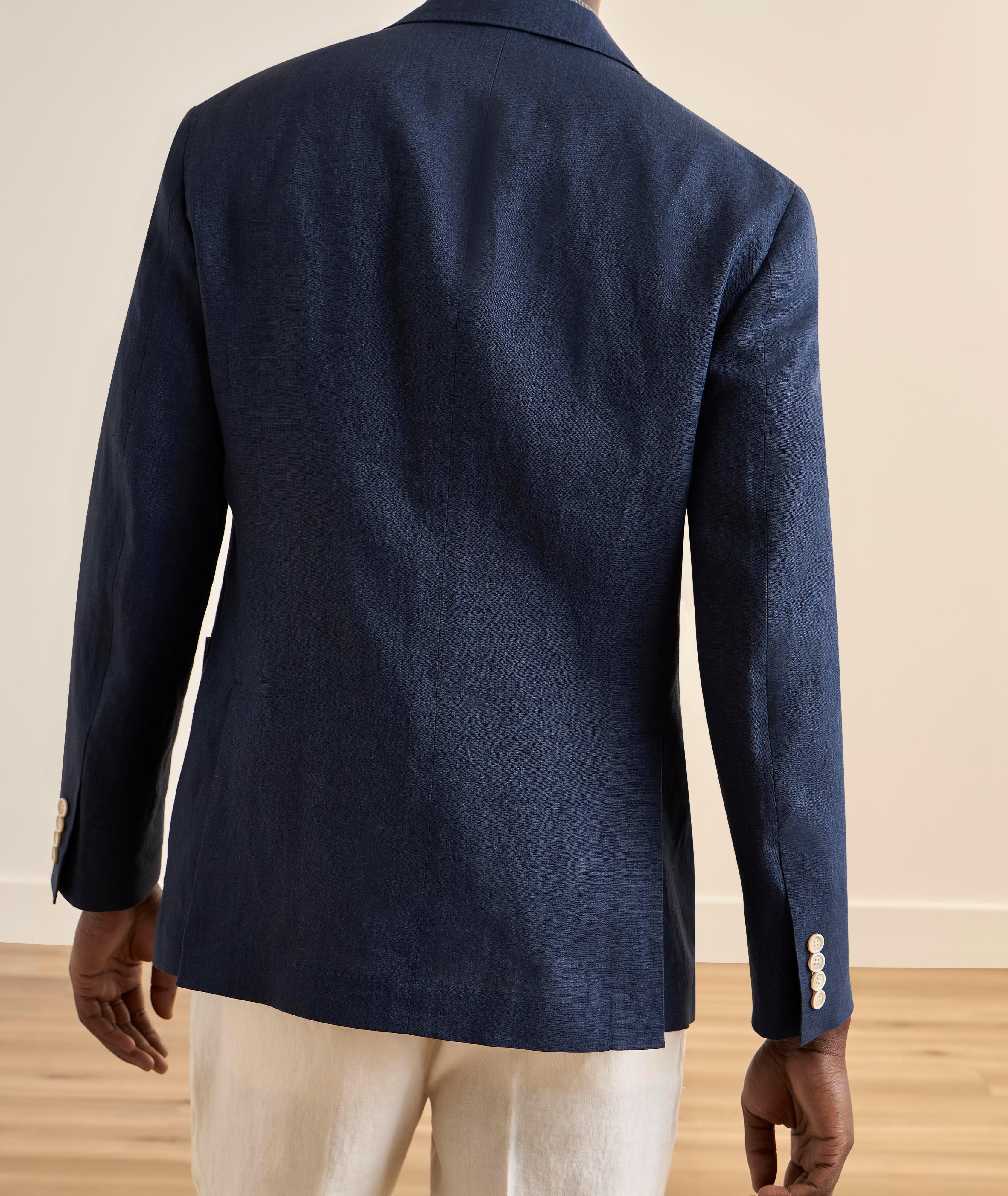 Solid Linen Sport Jacket  image 2