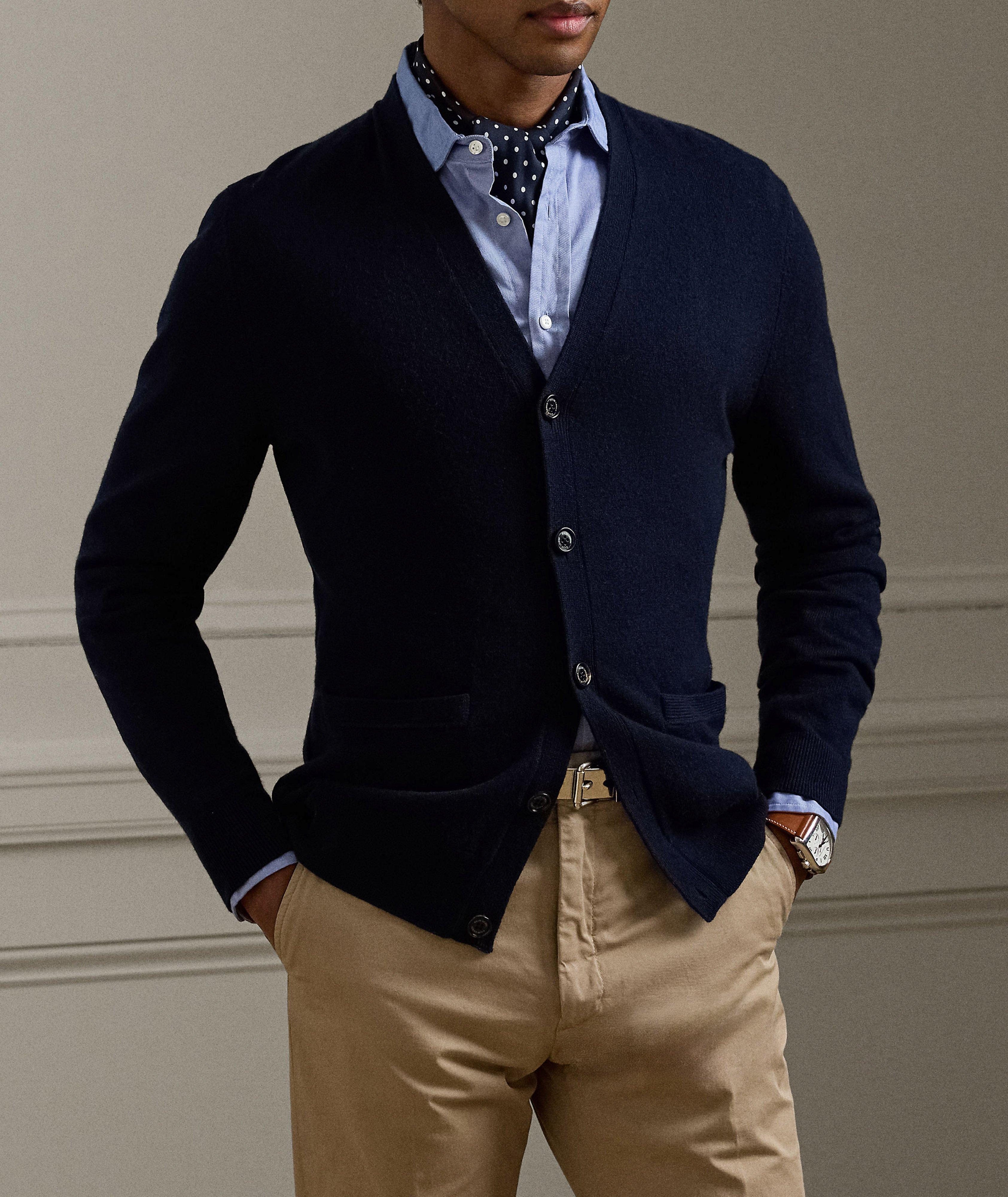 Cashmere V-Neck Cardigan  image 1