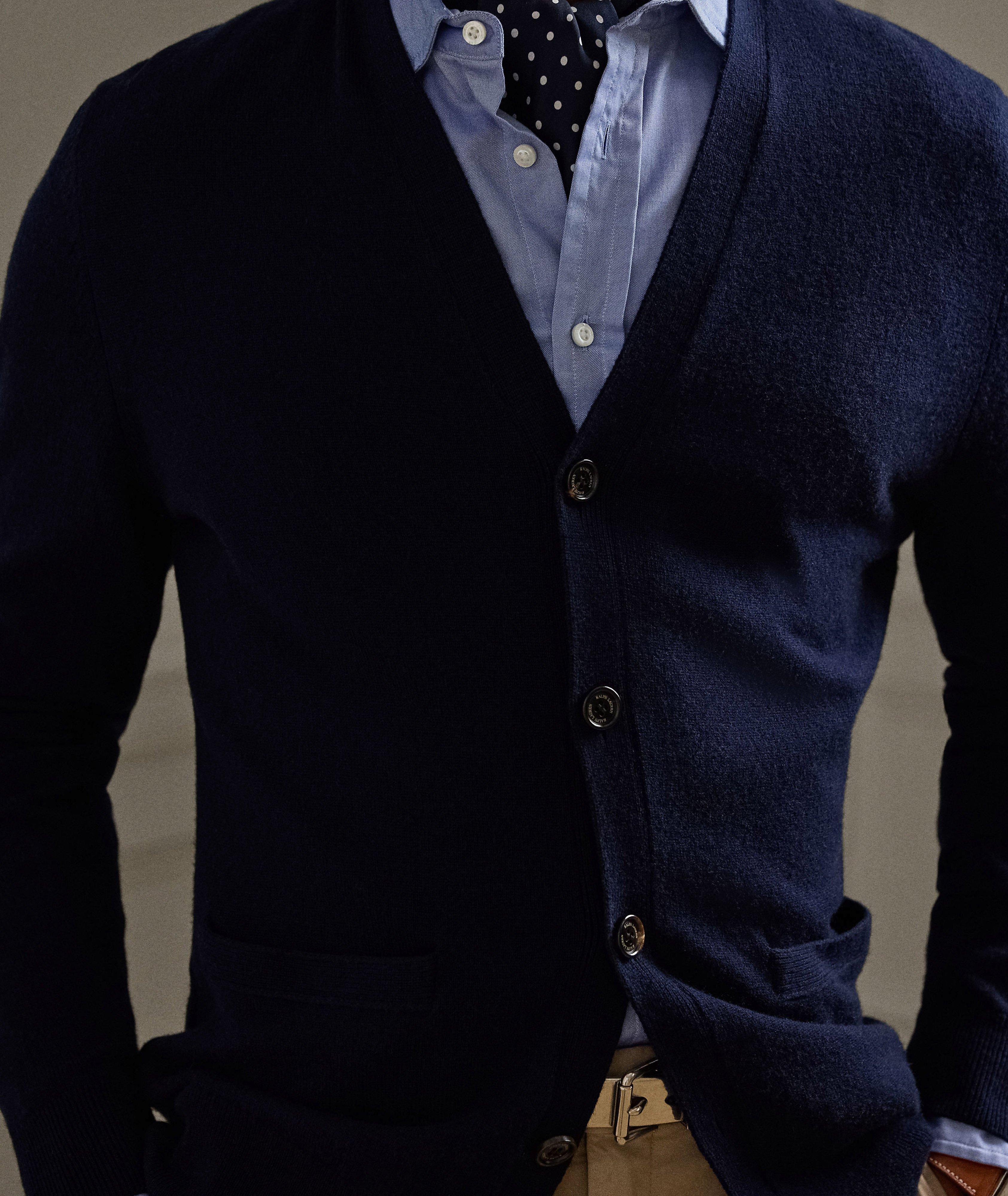 Cashmere V-Neck Cardigan  image 3