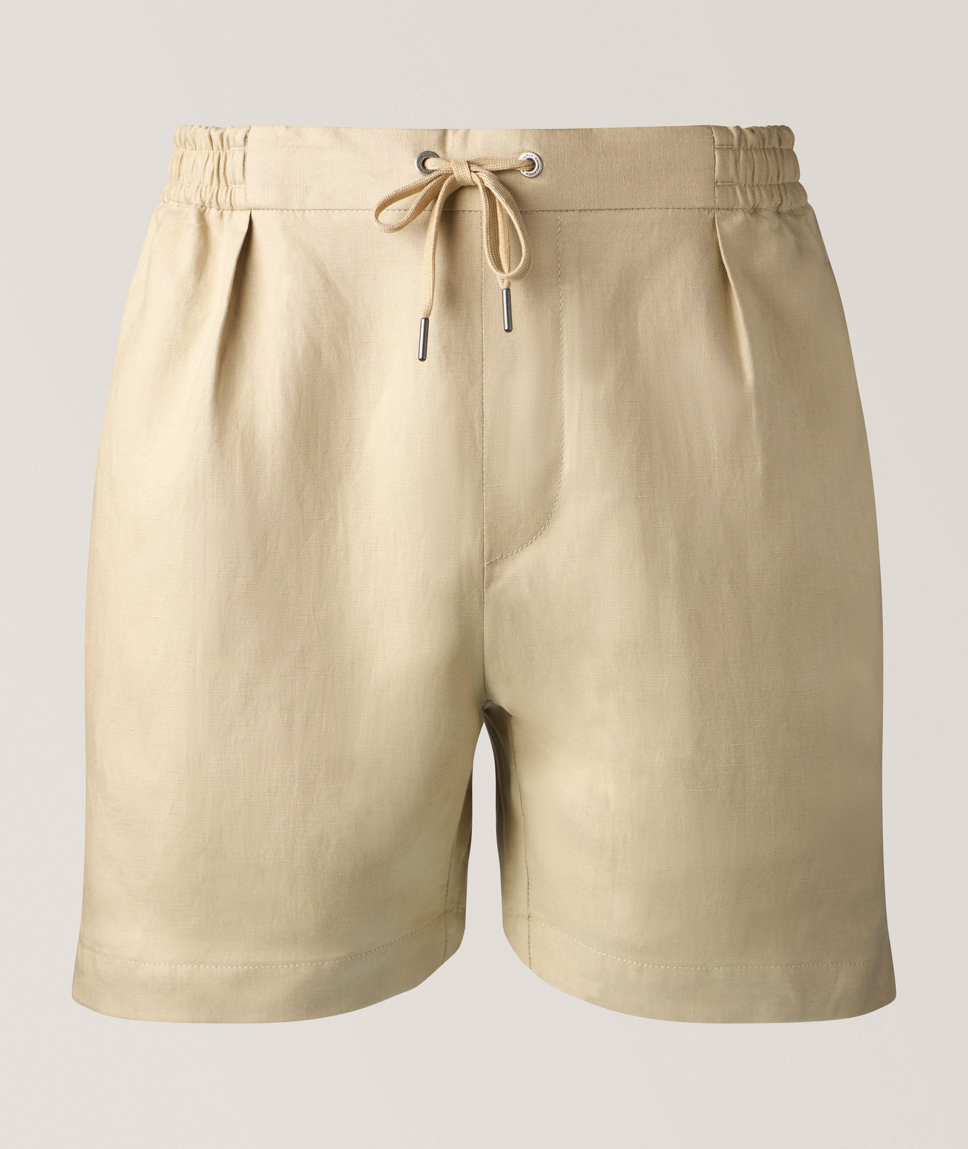 Silk-Linen Shorts image 0