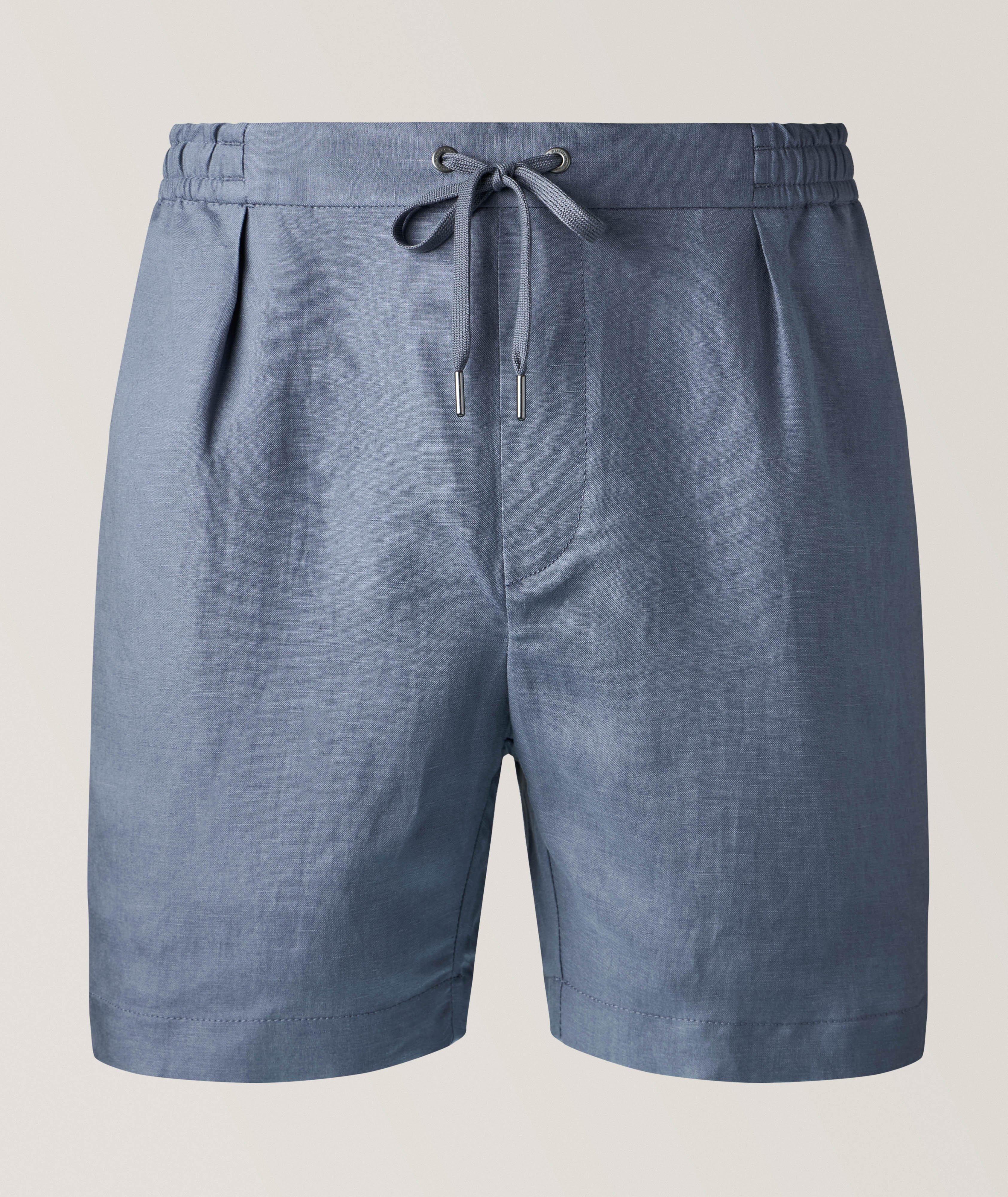 Silk-Linen Shorts image 0
