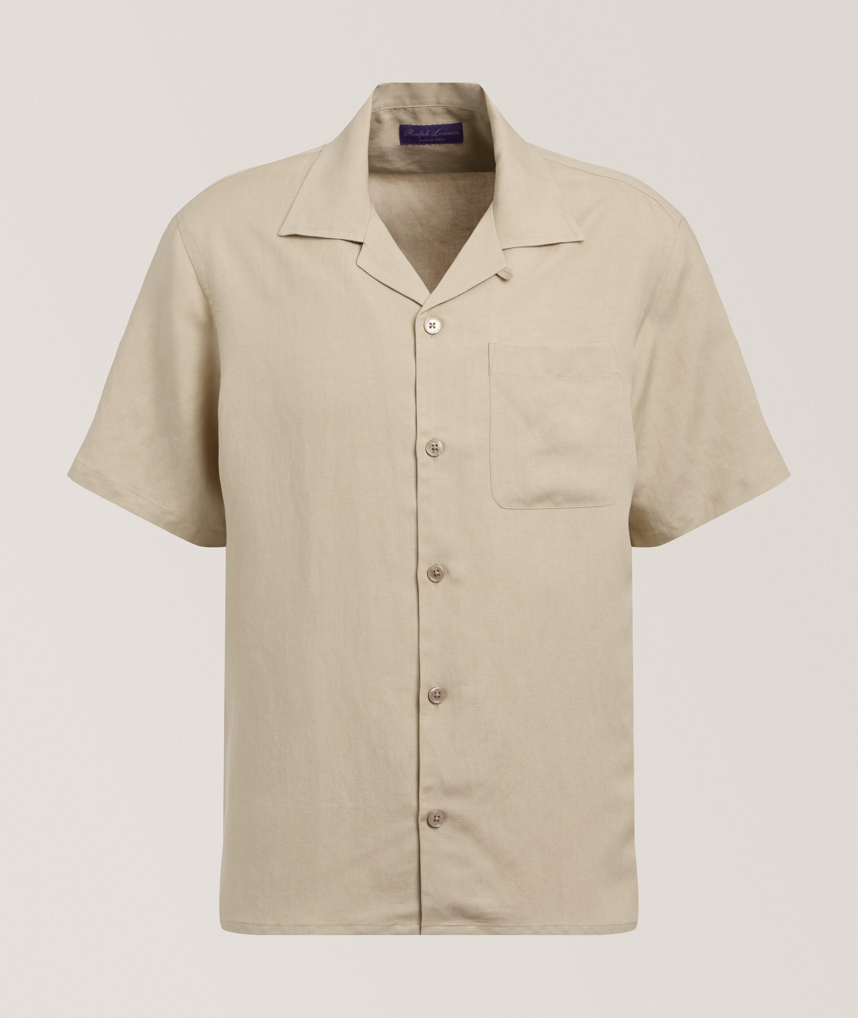 Silk-Linen Camp Shirt  image 0