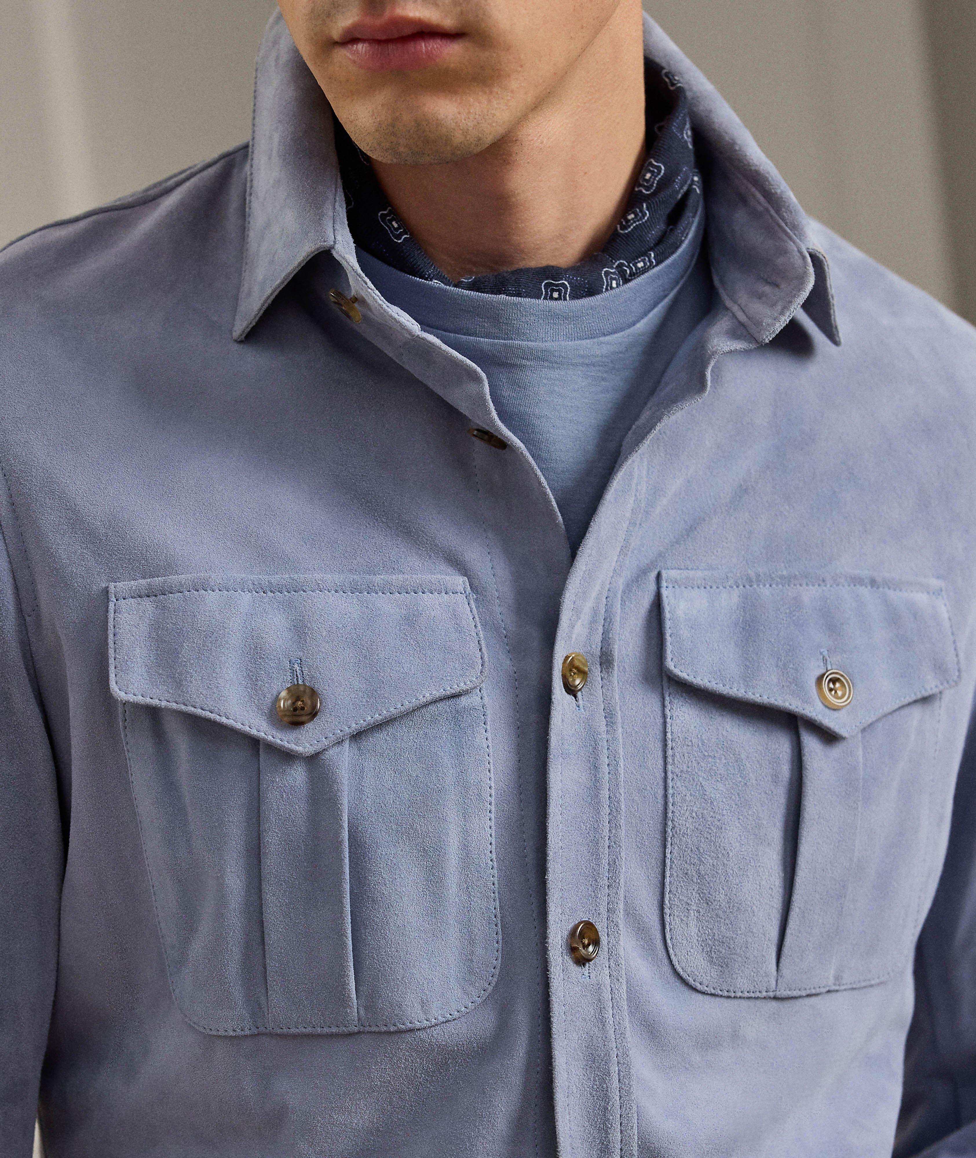 Barron Suede Overshirt image 3