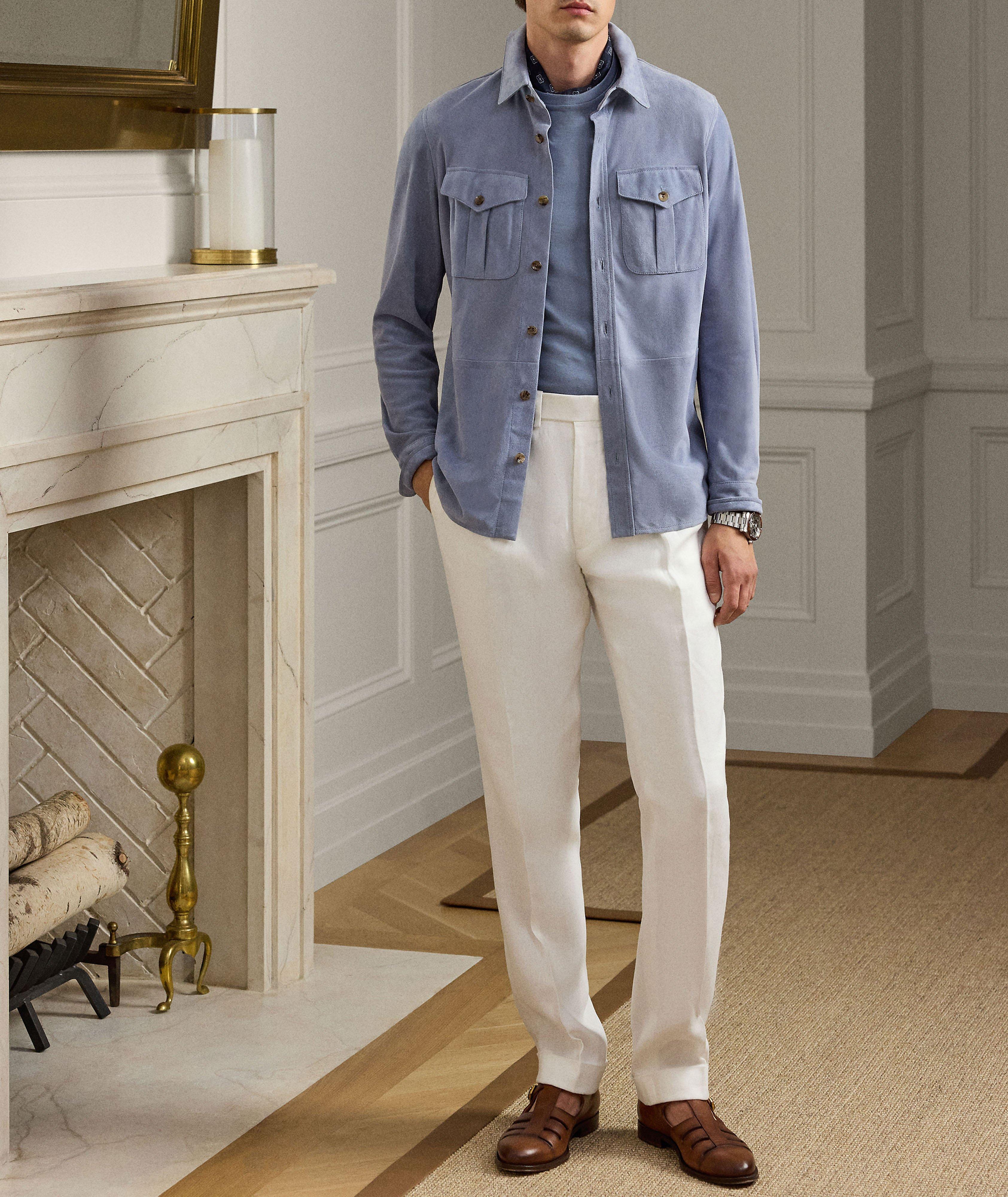 Barron Suede Overshirt image 4