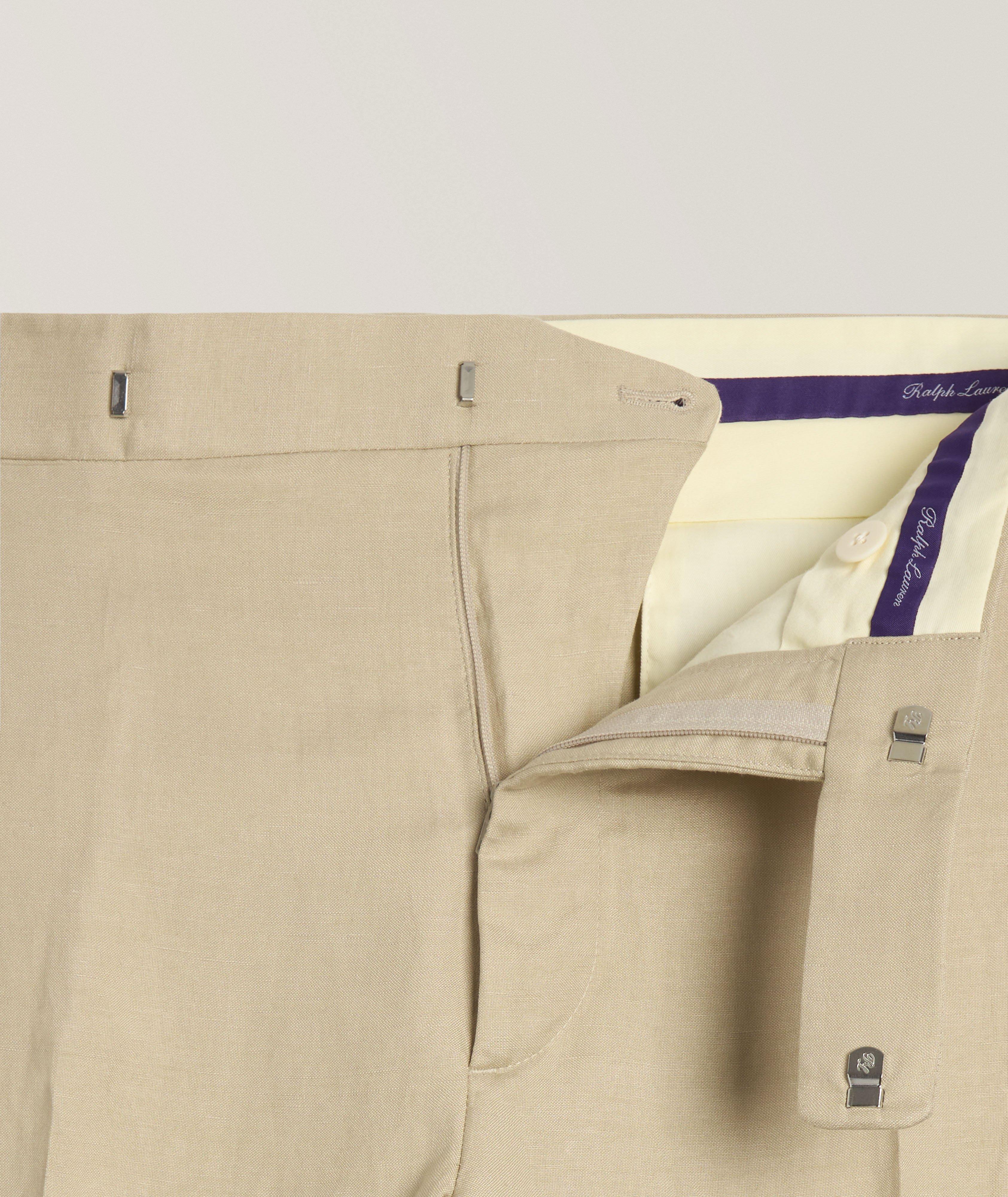 Silk-Linen Suit Pants  image 1