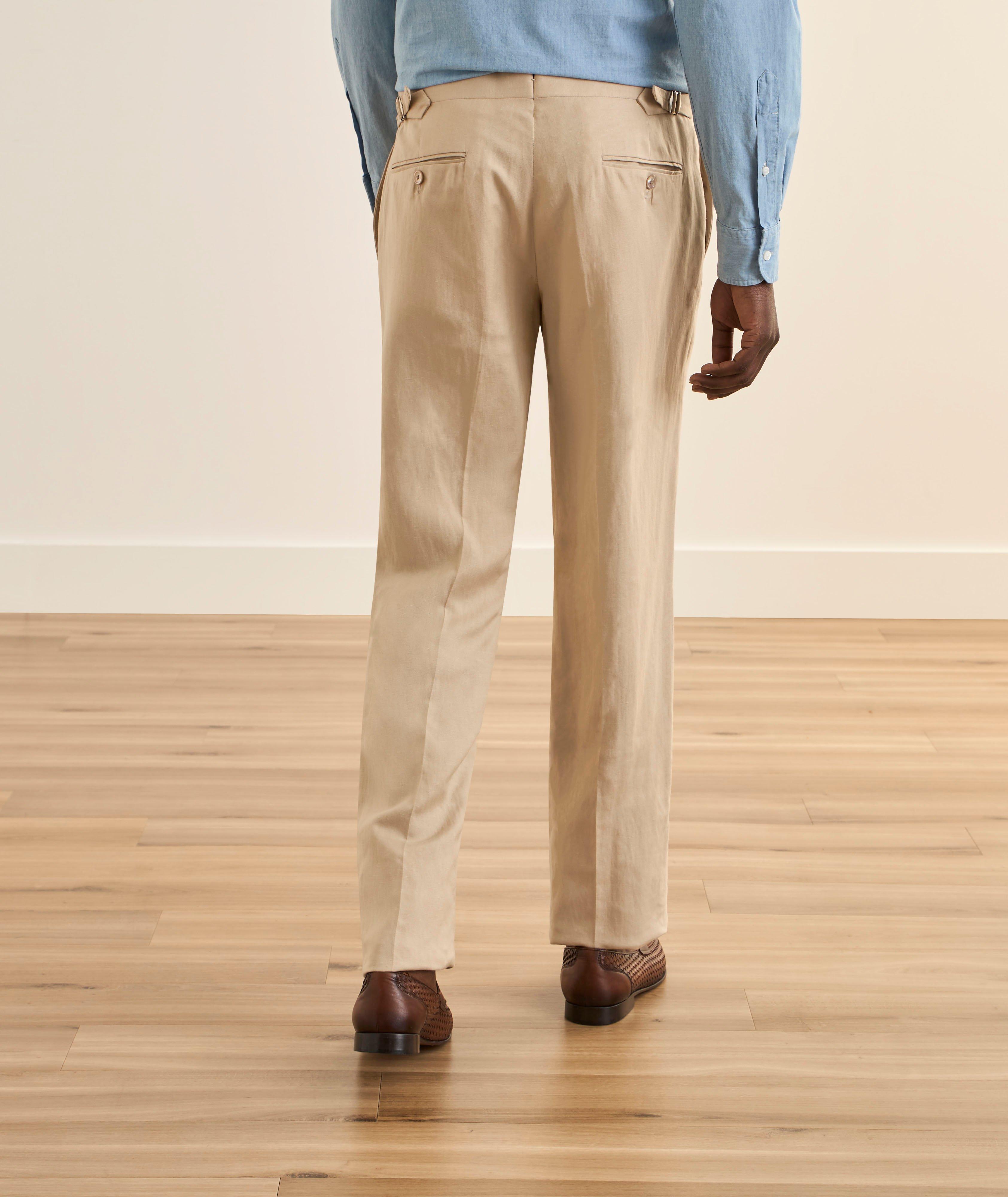 Silk-Linen Suit Pants  image 2