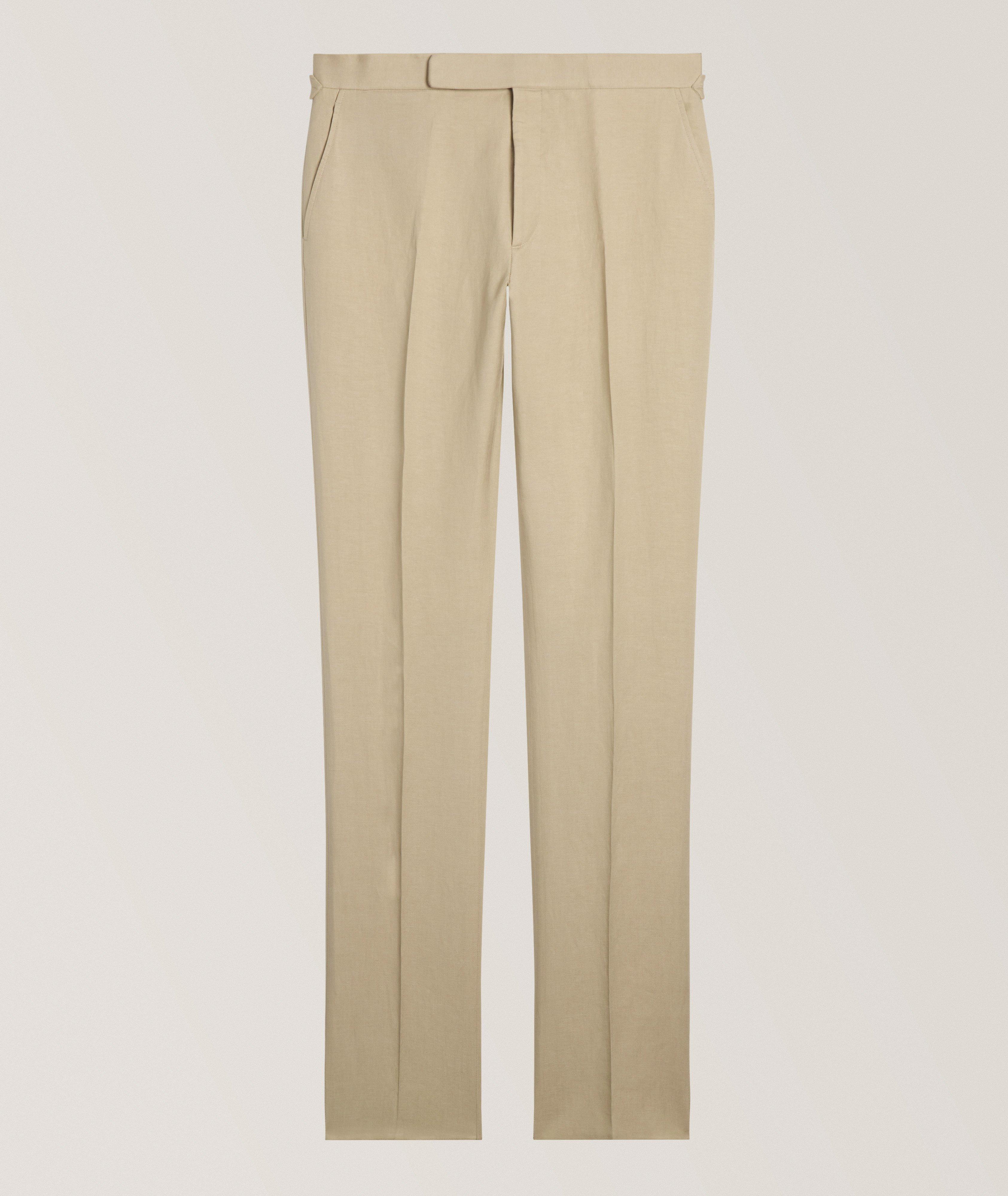 Silk-Linen Suit Pants  image 0