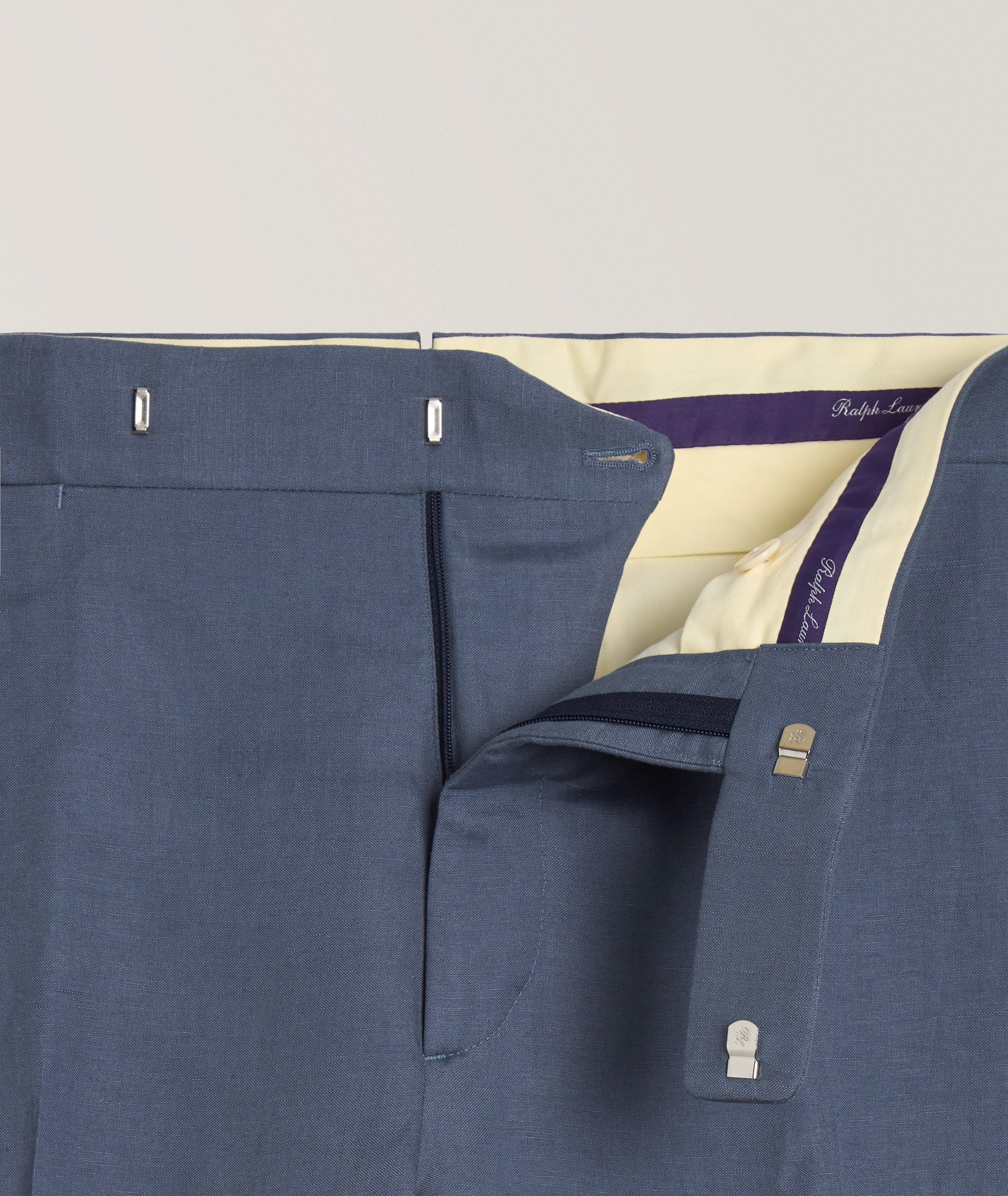 Silk-Linen Suit Pants  image 1