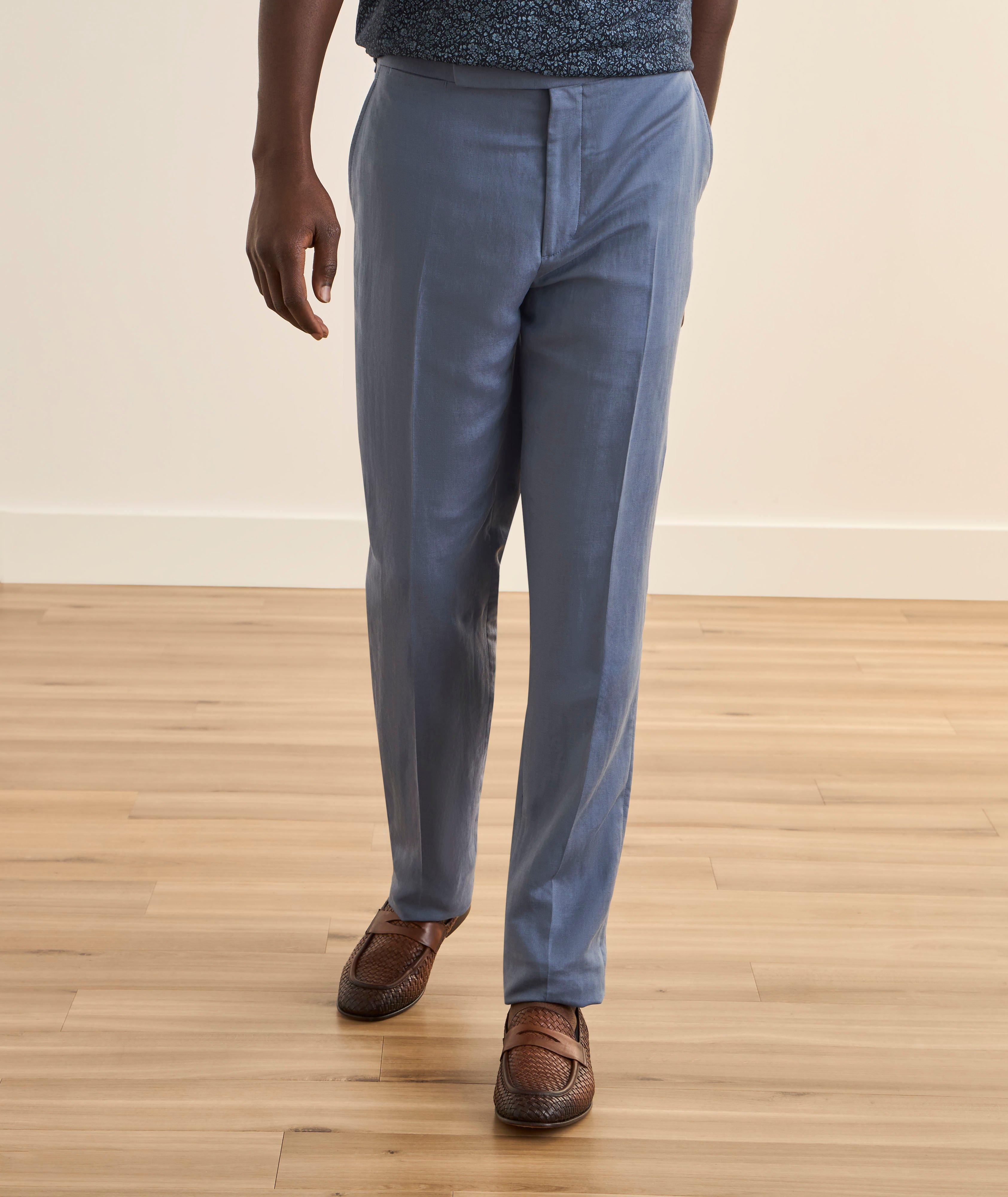 Silk-Linen Suit Pants  image 1