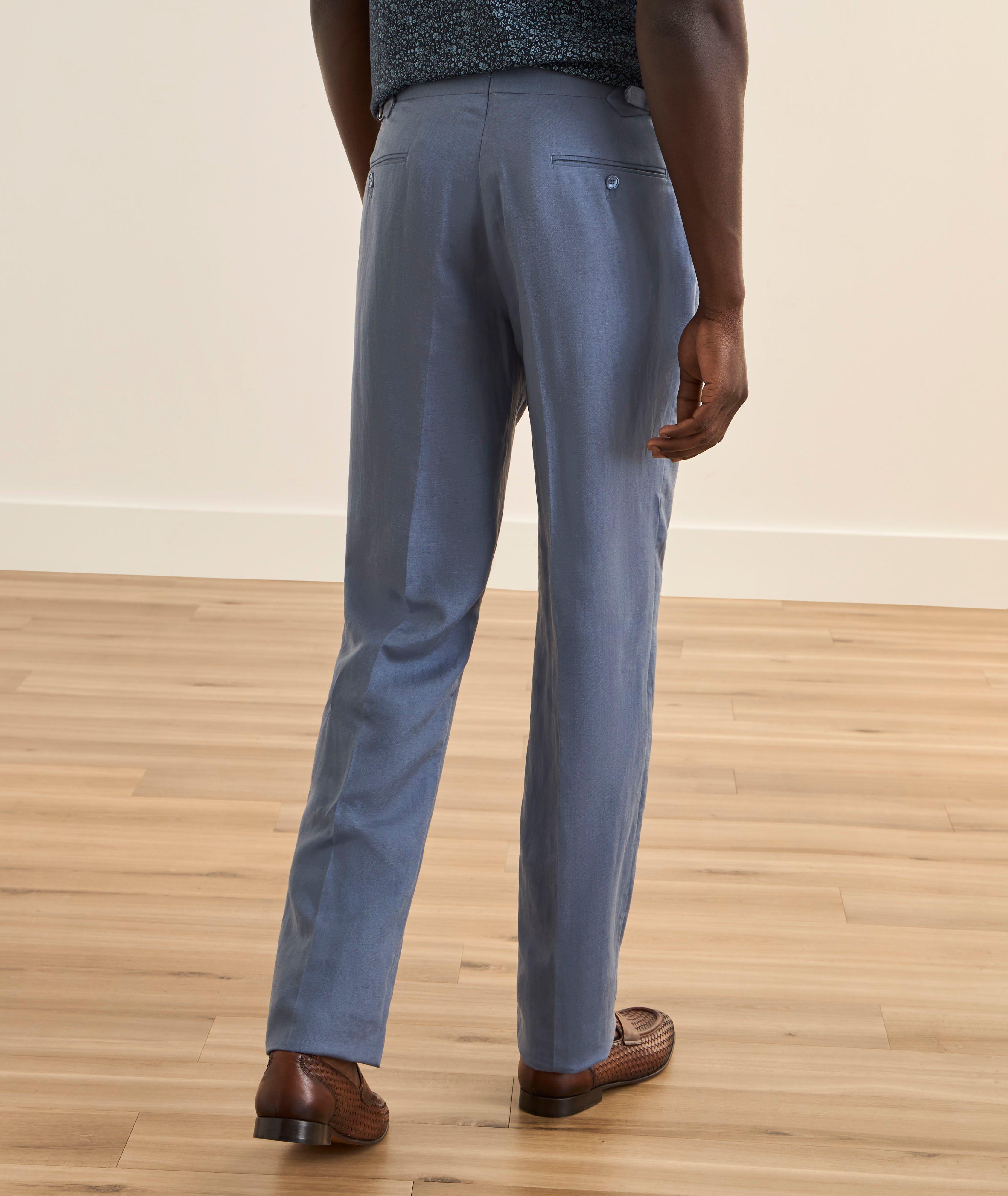 Silk-Linen Suit Pants  image 2