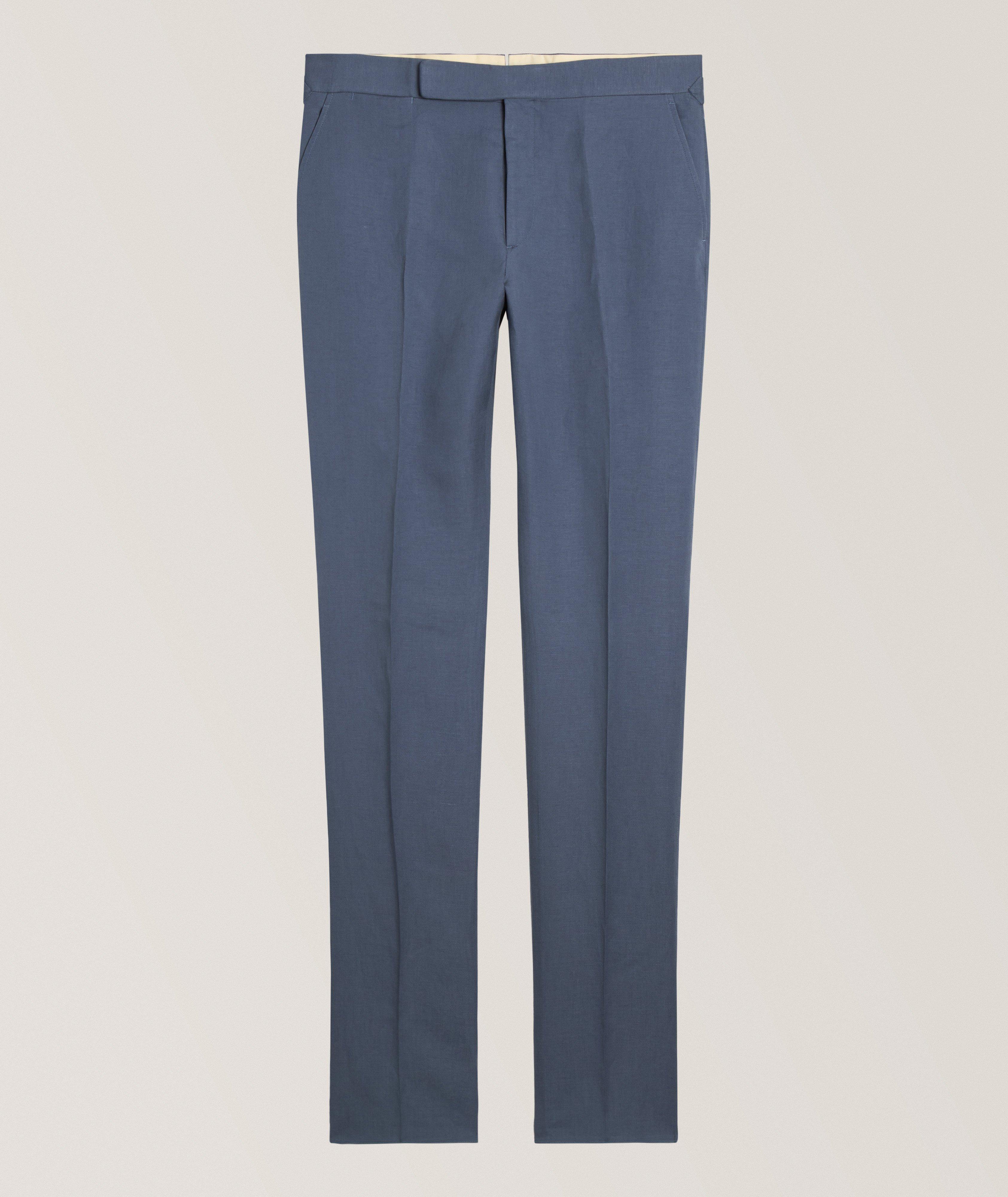 Silk-Linen Suit Pants  image 0