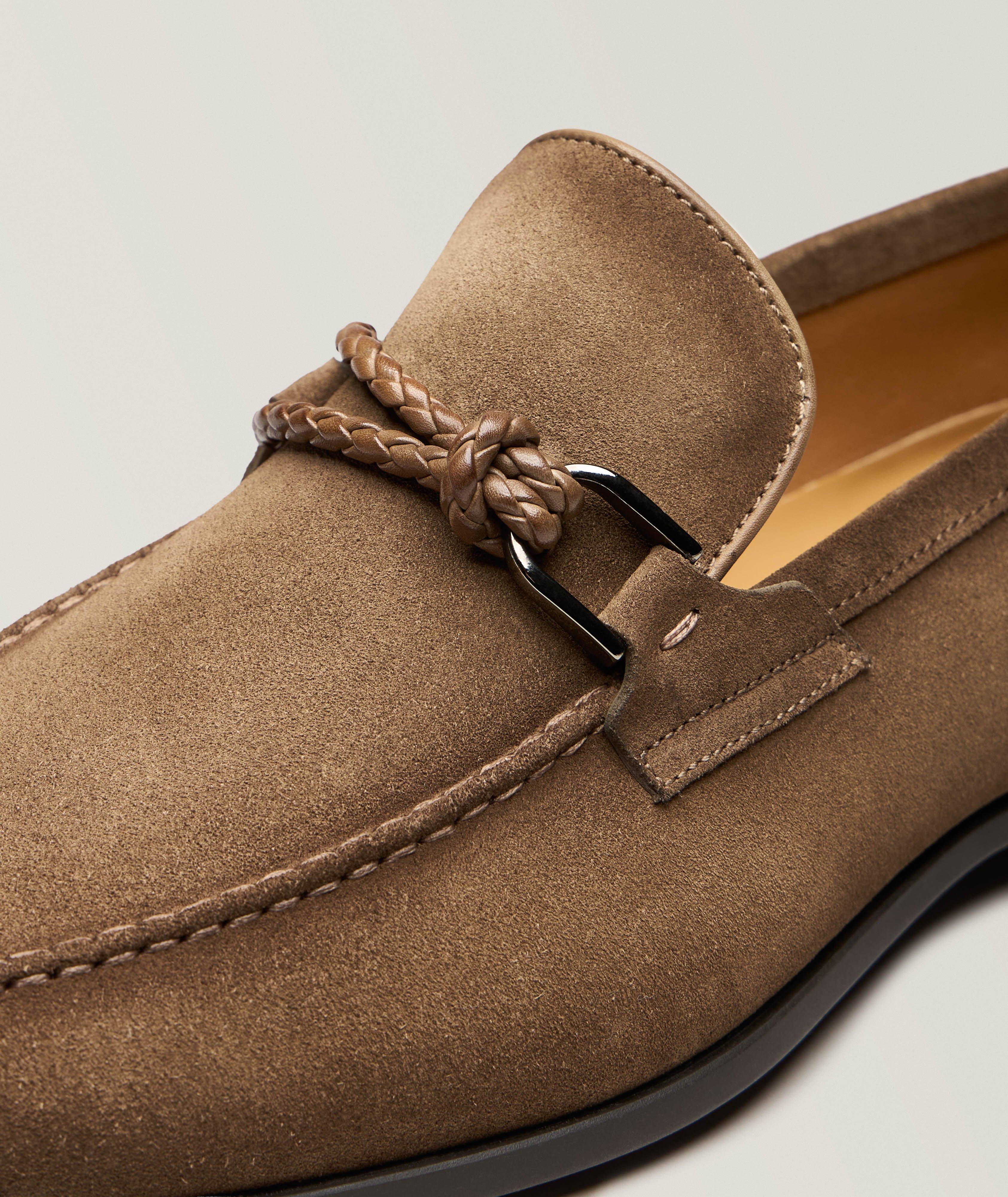Flâneurs boucle asymétrique tissée daim Destin image 2