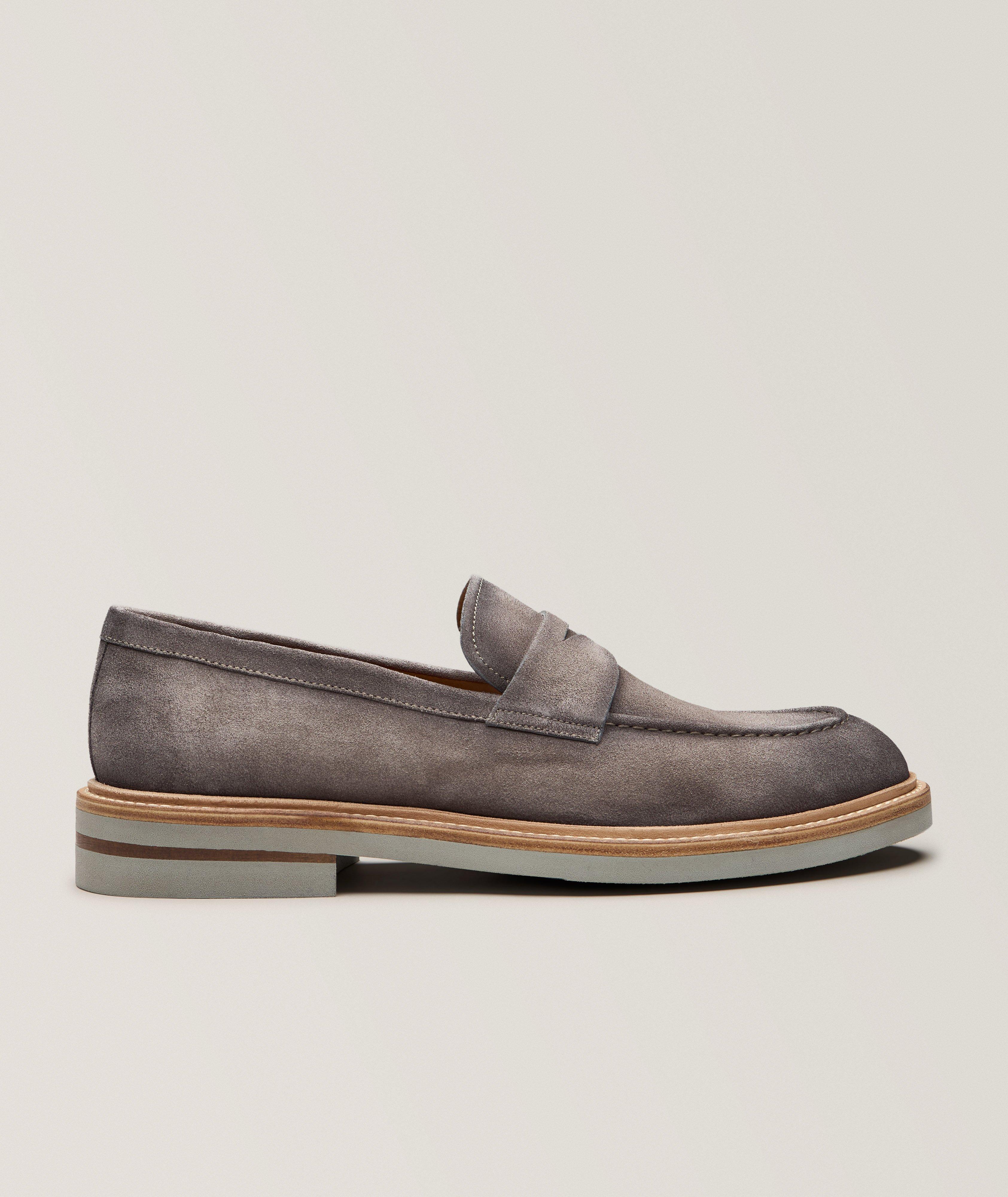 Magnanni Flâneurs penny en daim Sasso