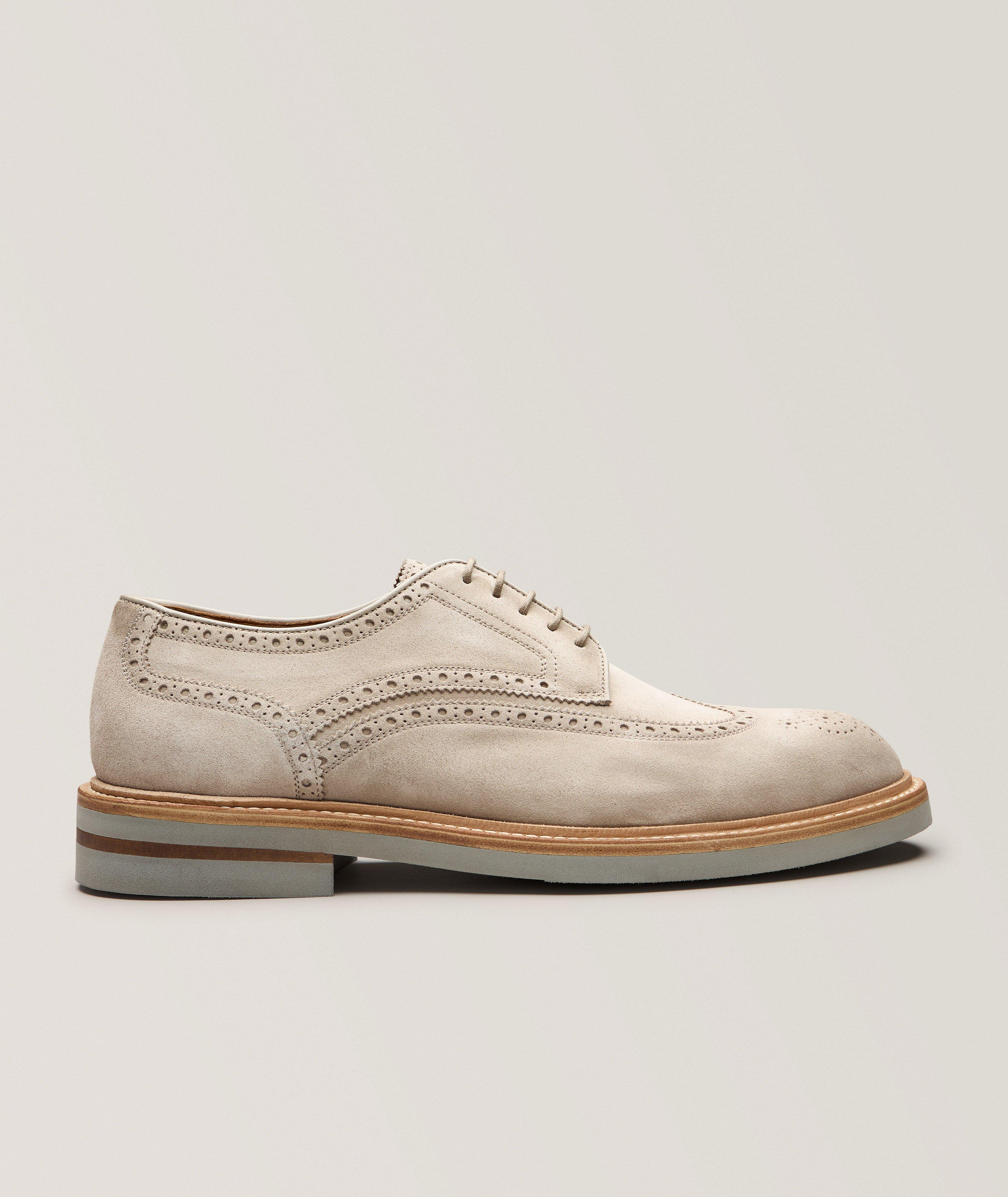 Apolo Suede Wingtip Derbies image 0