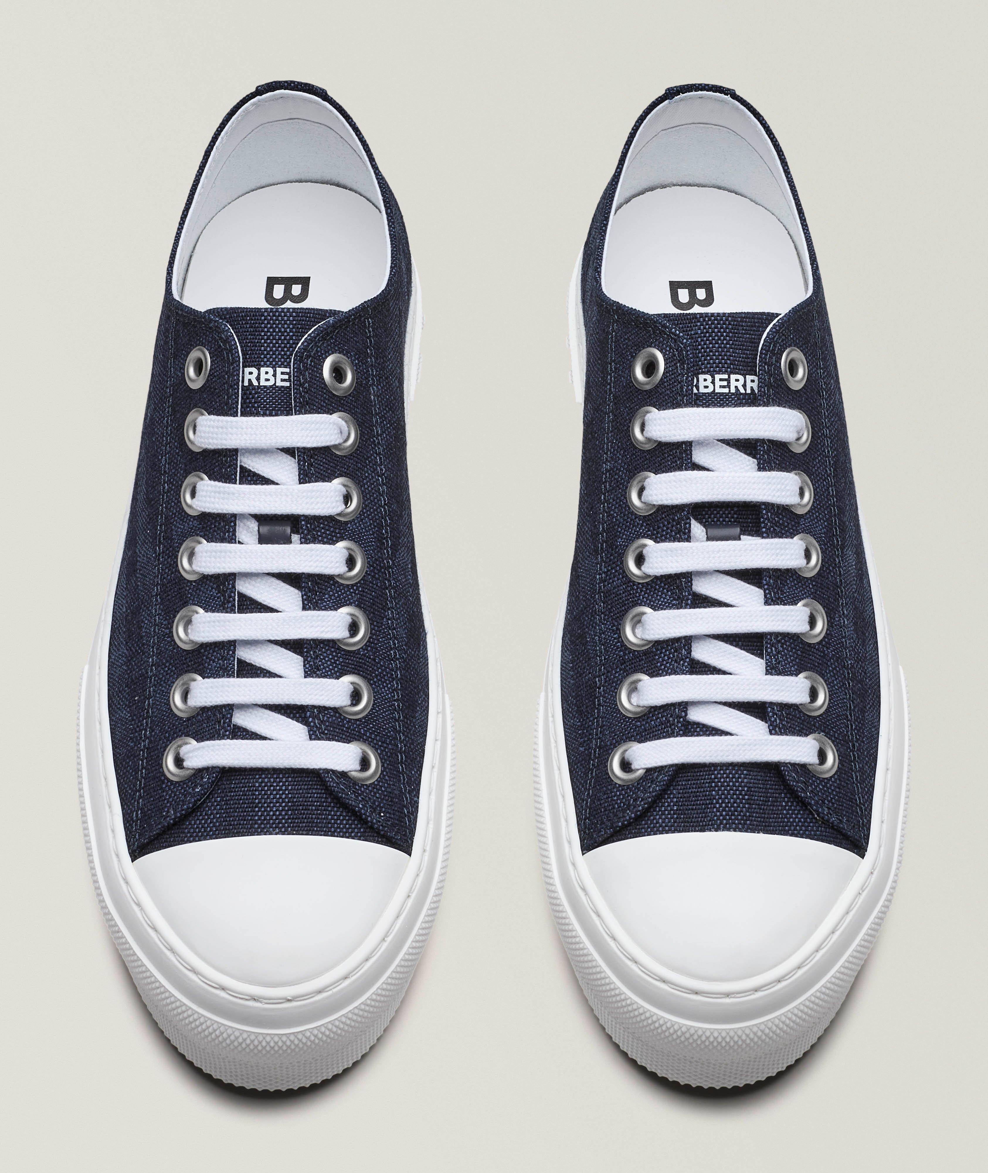 Jack Checked Denim Sneakers image 1