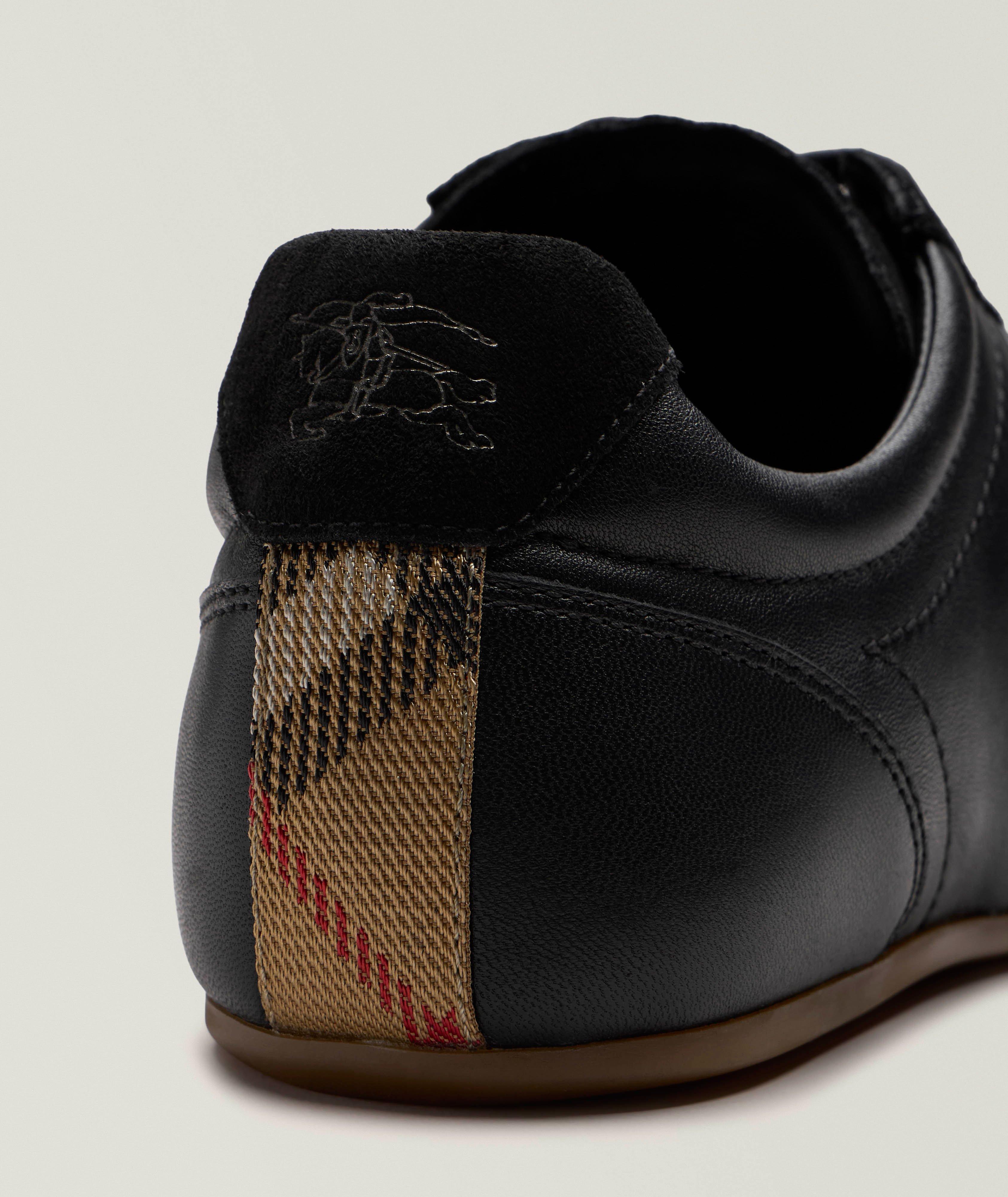 Leather & Suede Knight Runner Sneakers​ image 2